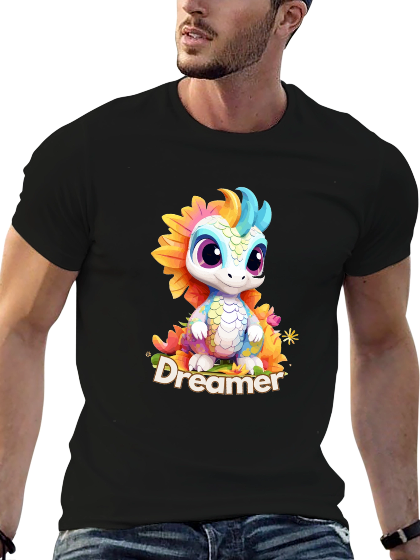 Dreamer Dragon Graphic T-Shirt