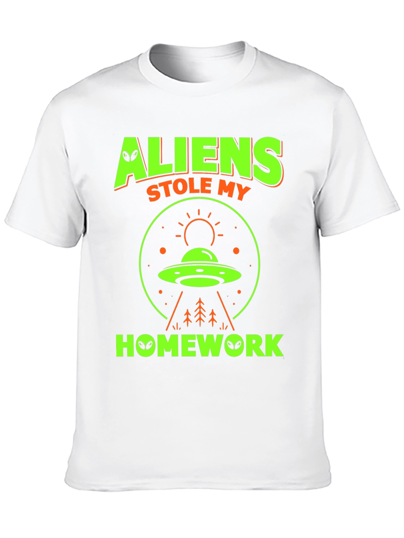 Aliens Stole My Homework Graphic Tee