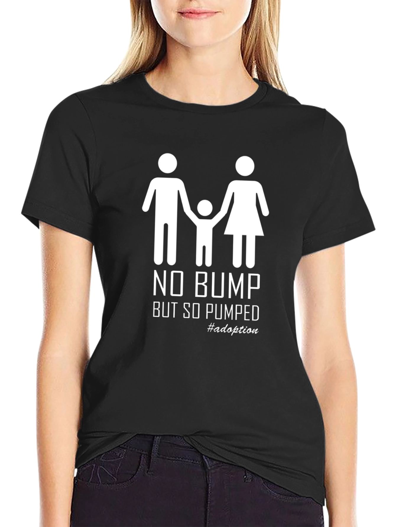 Adoption Pride T-Shirt - No Bump So Pumped