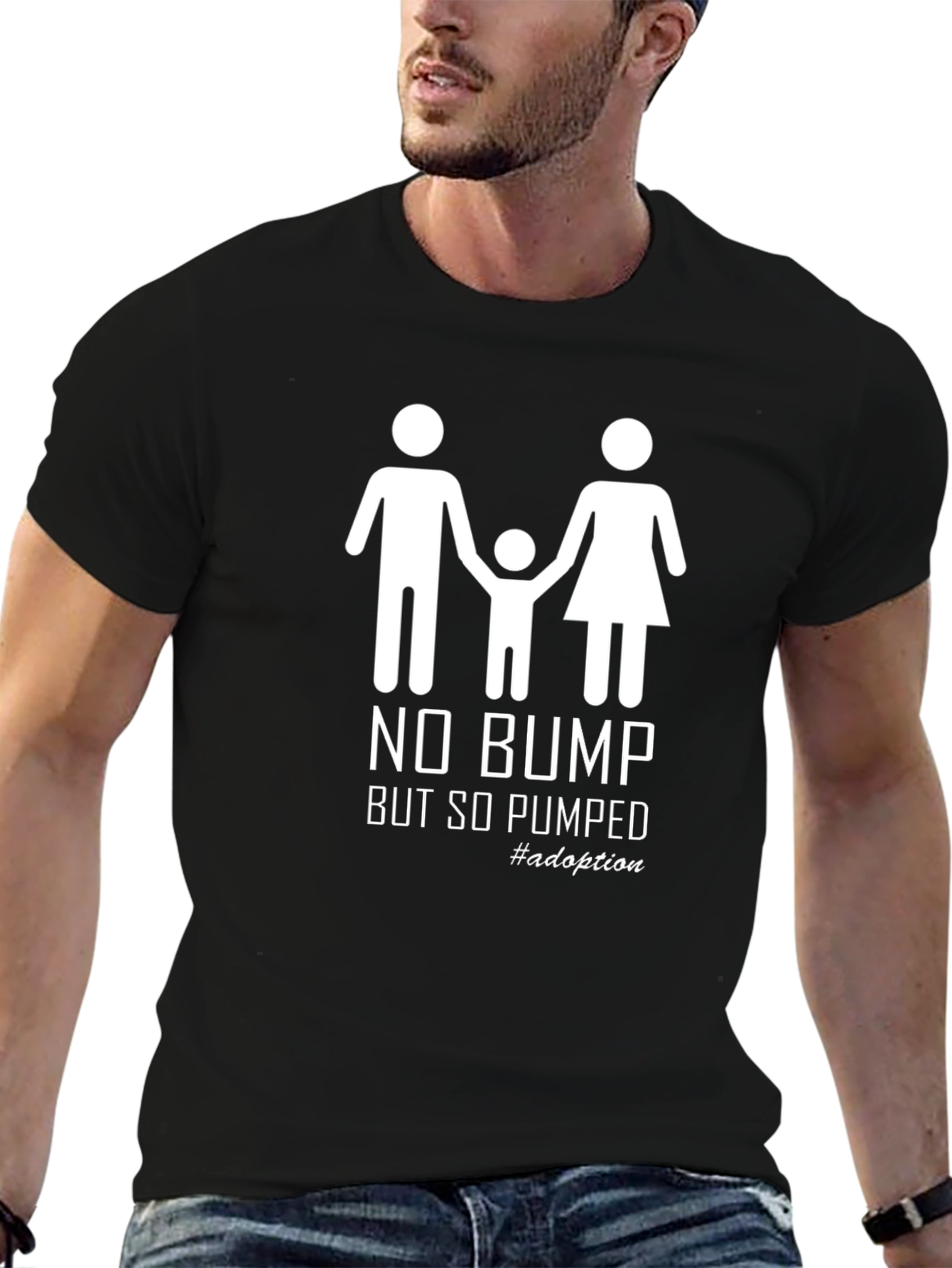 Adoption Pride T-Shirt - No Bump So Pumped