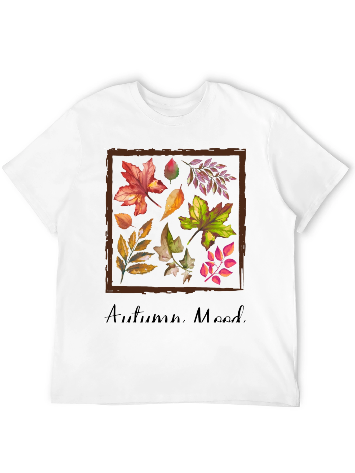 Autumn Mood T-Shirt - Fall Leaves Graphic Tee