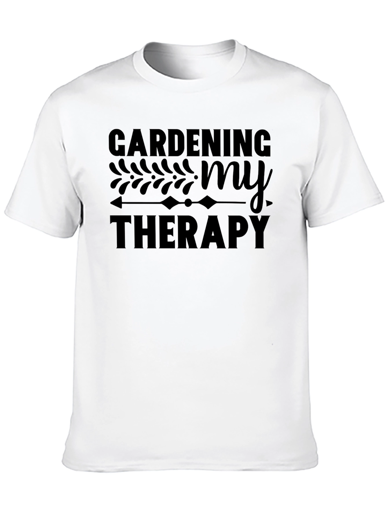 Gardening My Therapy Graphic T-Shirt - Unisex Crew Neck
