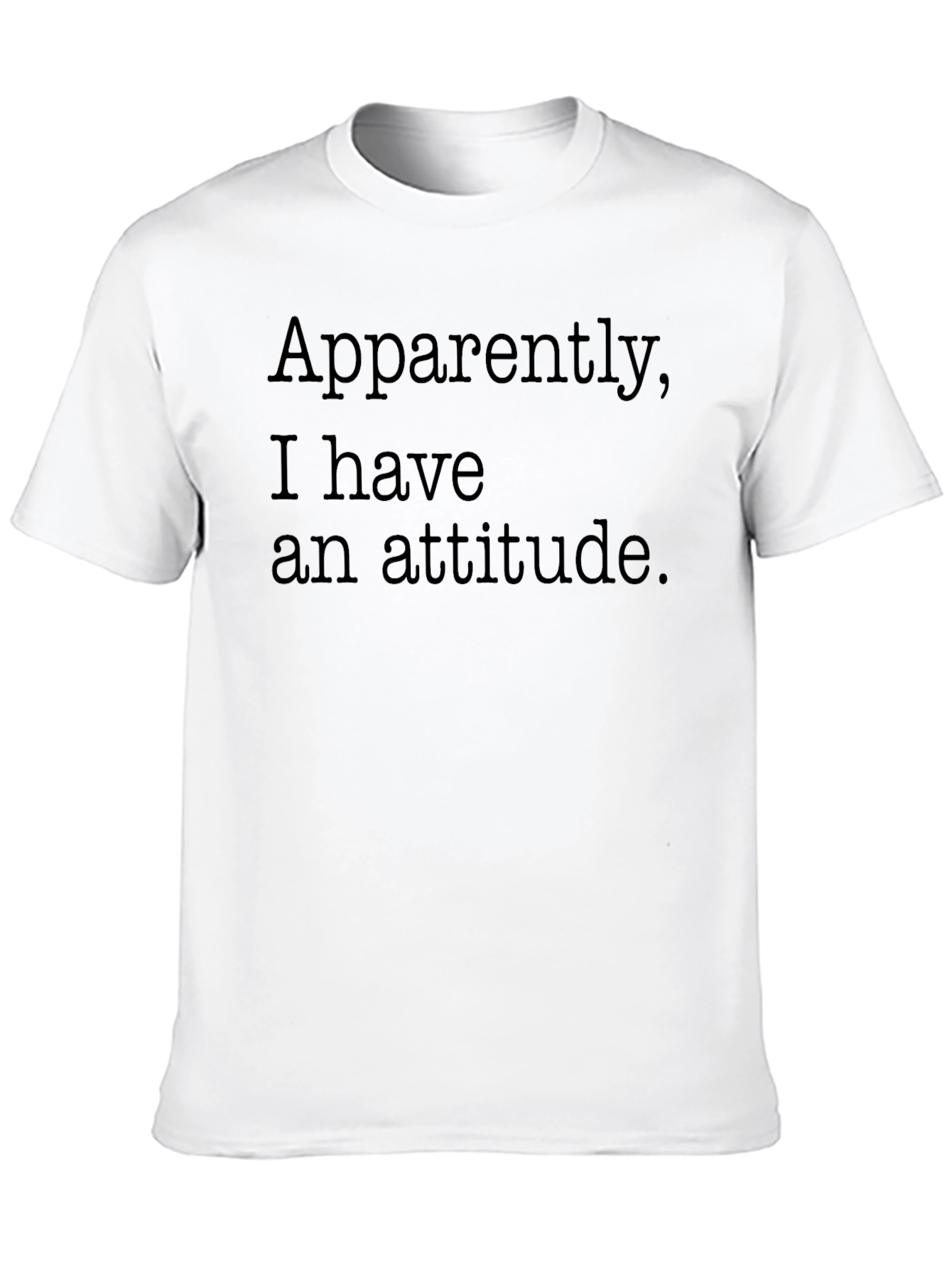 Attitude Statement Black T-Shirt