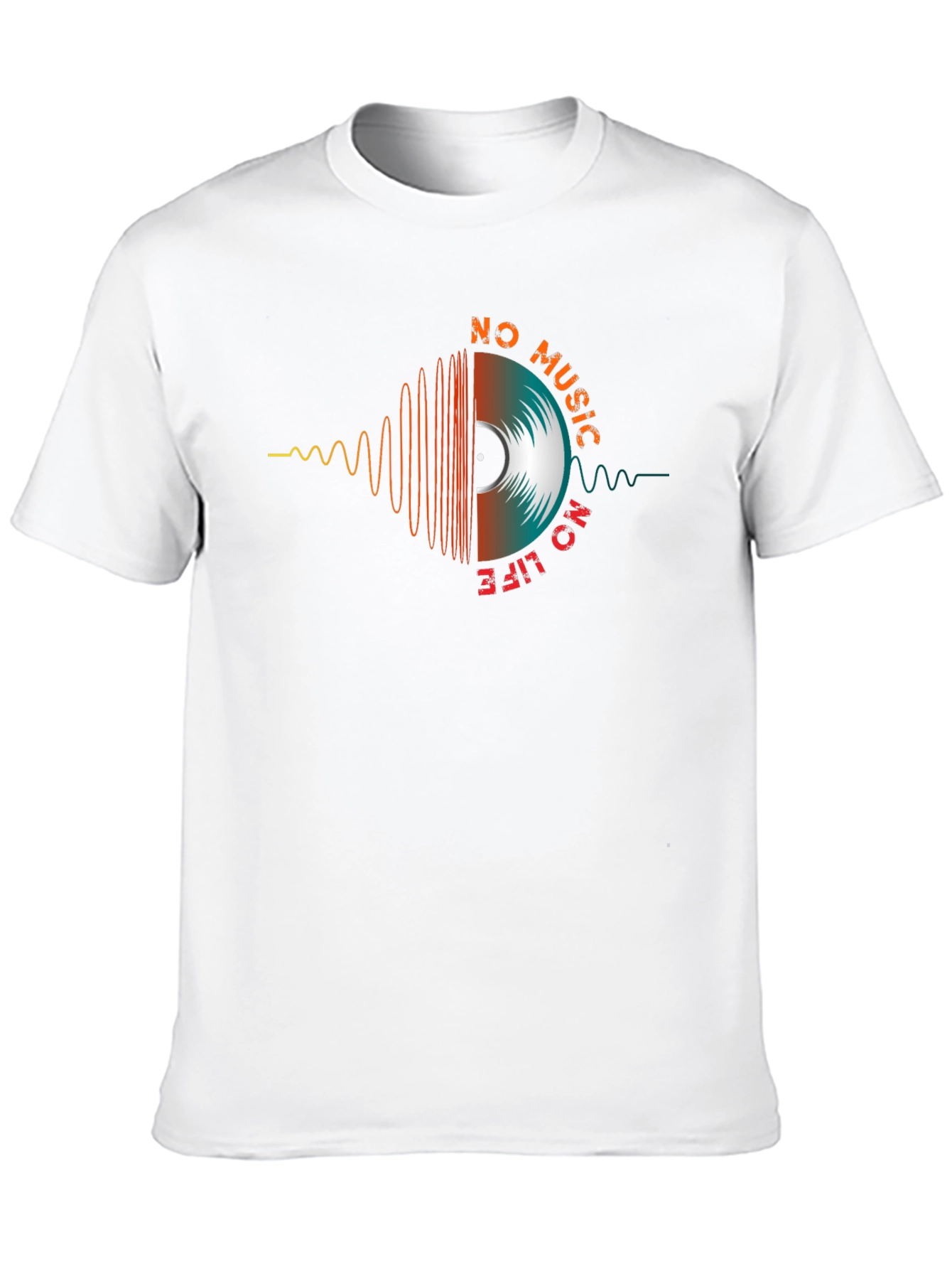 No Music No Life Graphic T-Shirt