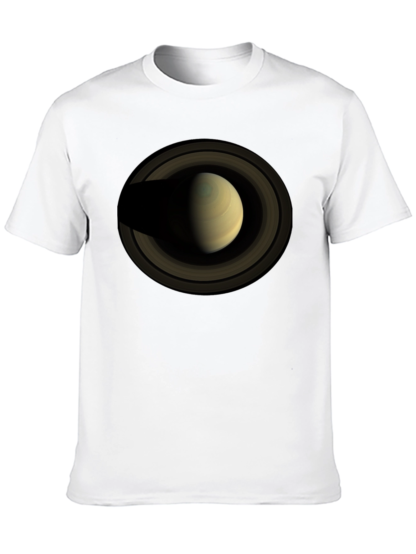 Saturn Graphic Tee - Space Planet Design