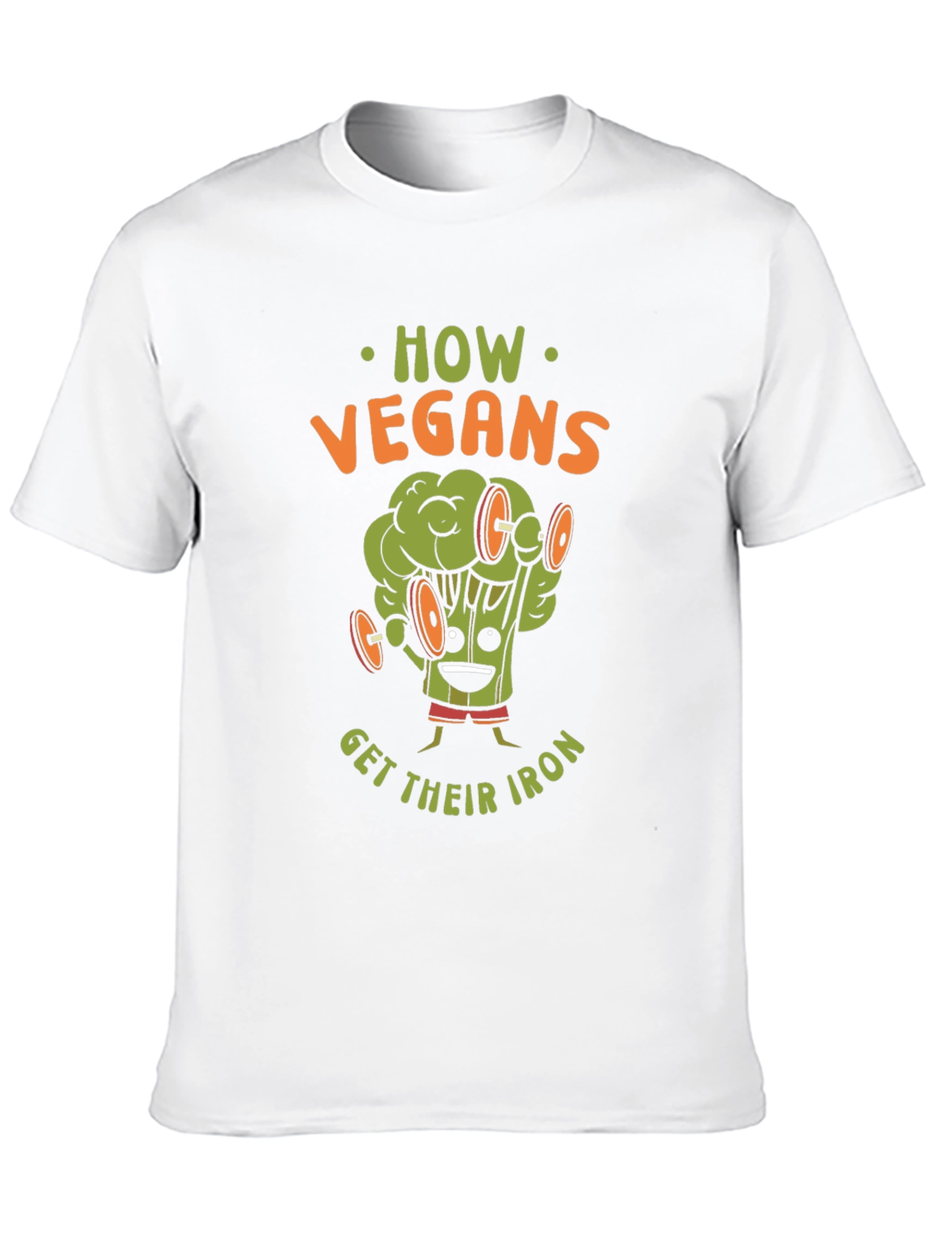 Vegan Broccoli Iron T-Shirt