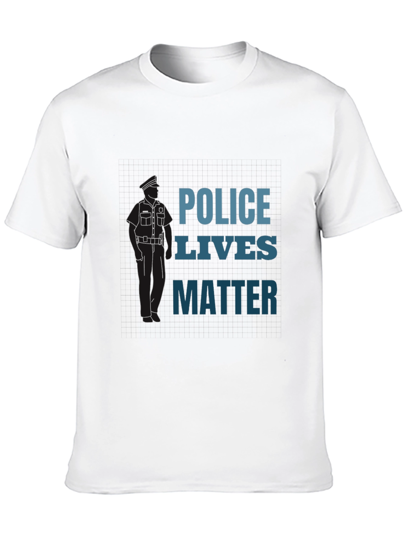 Police Lives Matter Graphic Tee - Black