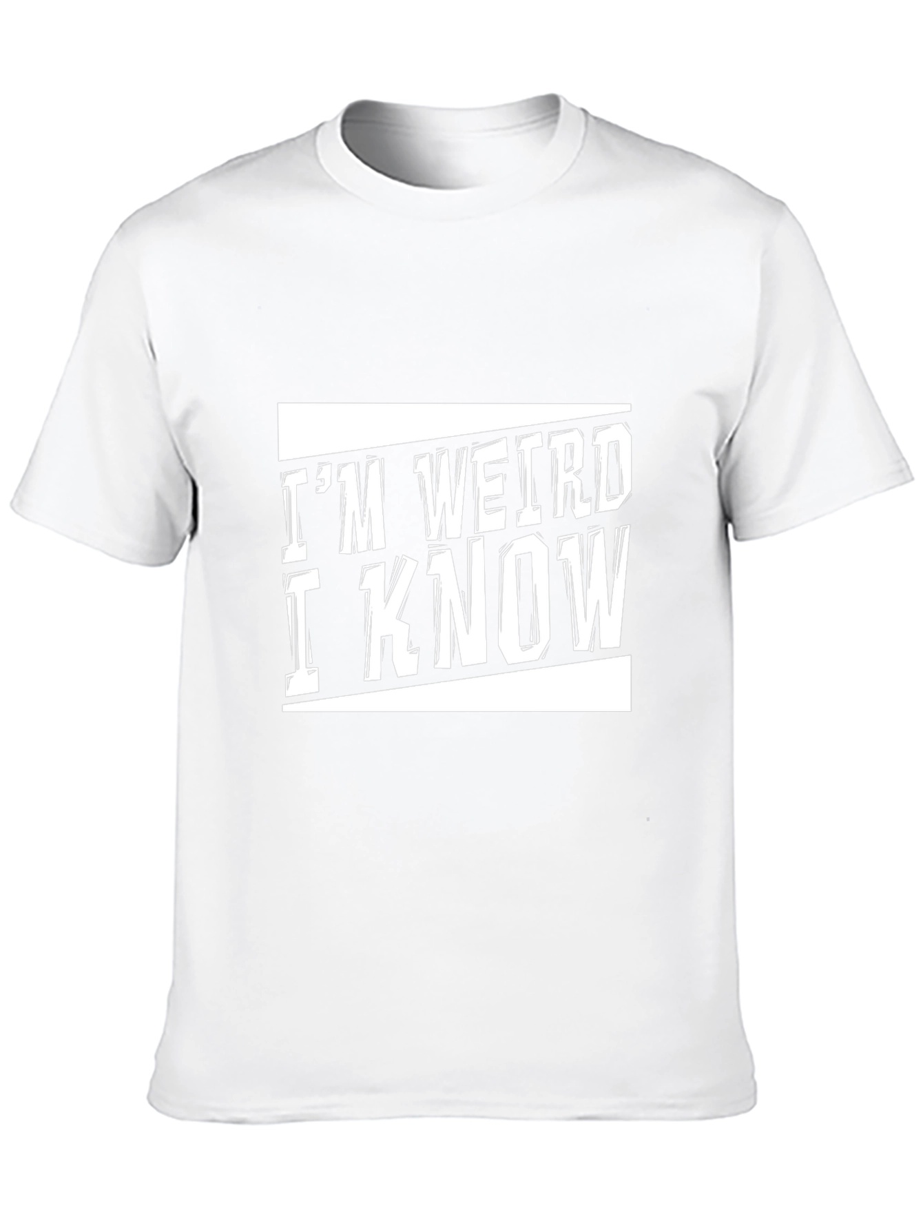 Im Weird I Know Black Graphic T-Shirt