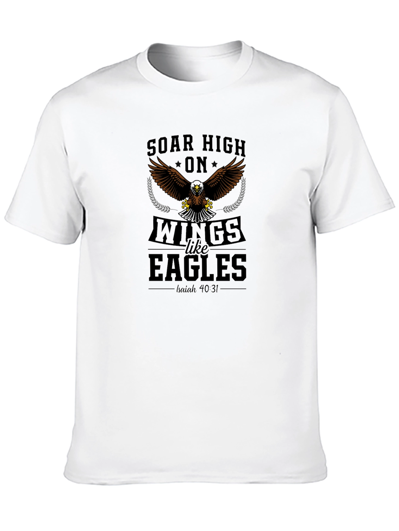 Soar High Eagle Wings Graphic Tee