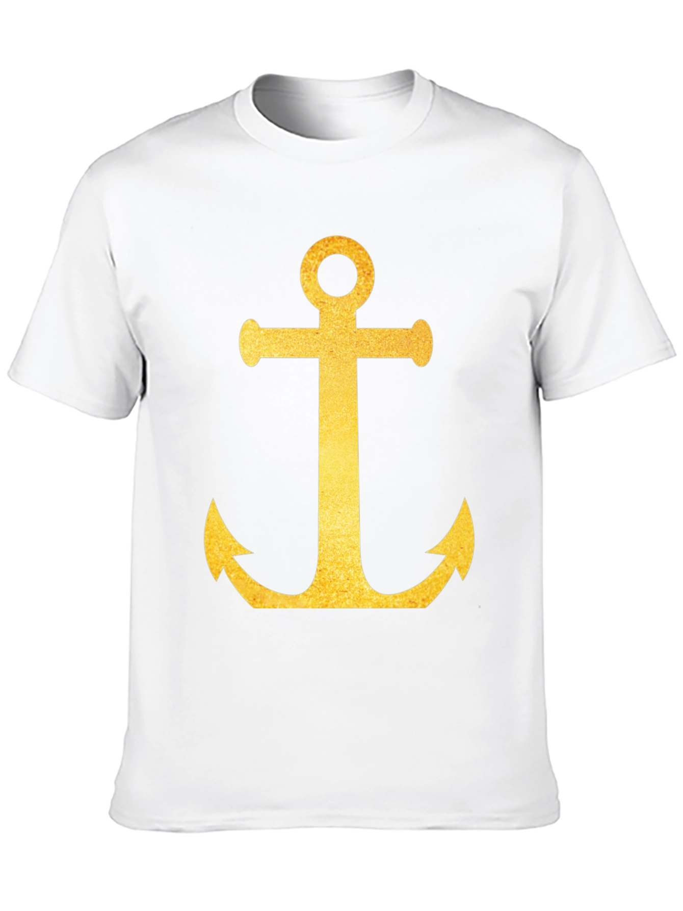 Golden Anchor Black T-Shirt
