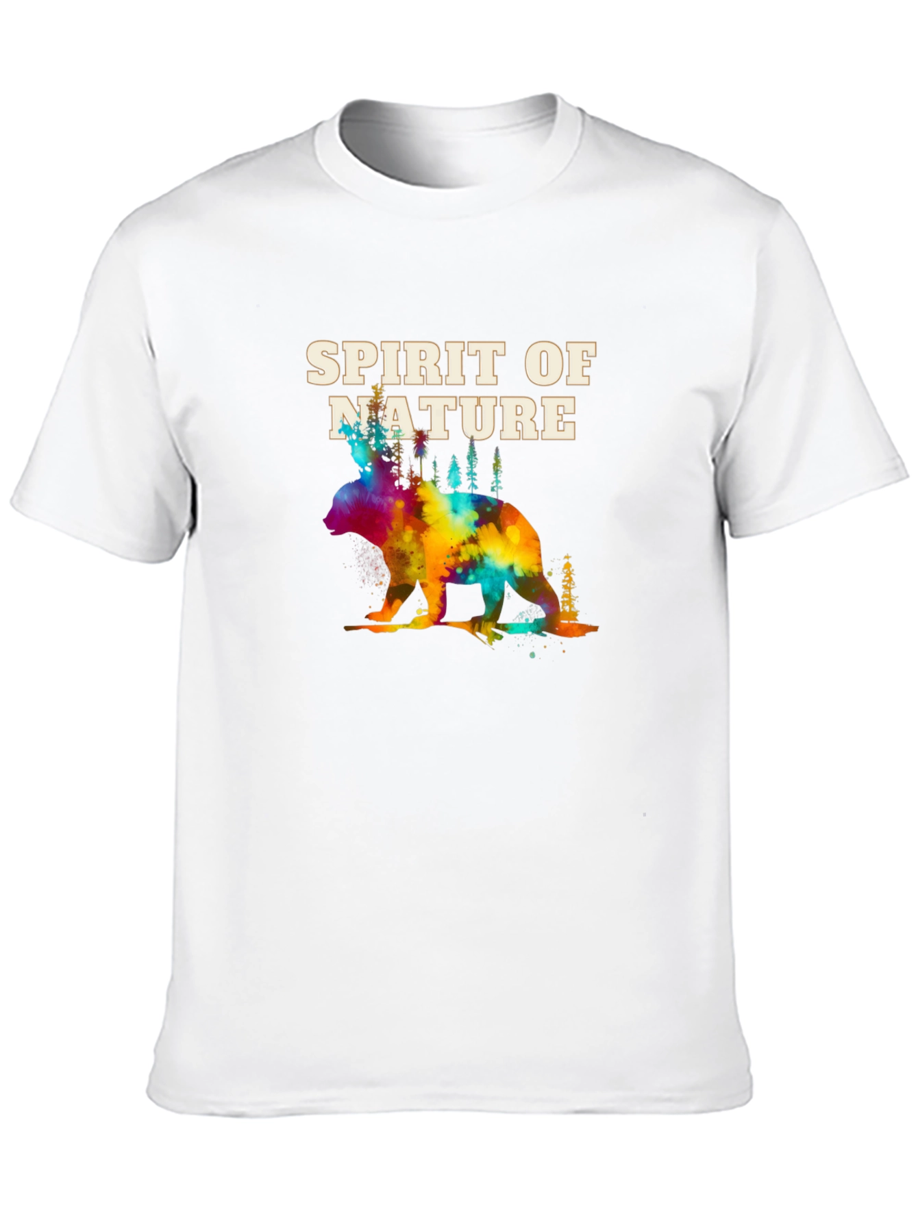 Spirit of Nature Graphic T-Shirt - Unisex Casual Tee
