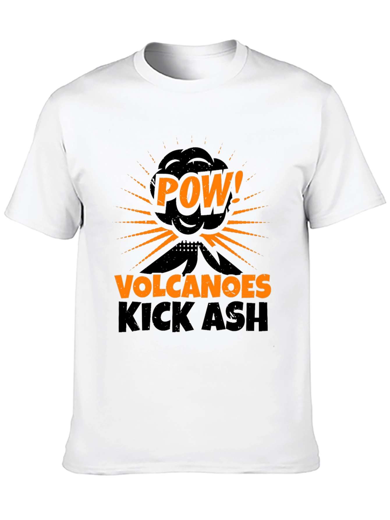 Volcanoes Kick Ash T-Shirt - POW! Graphic Tee