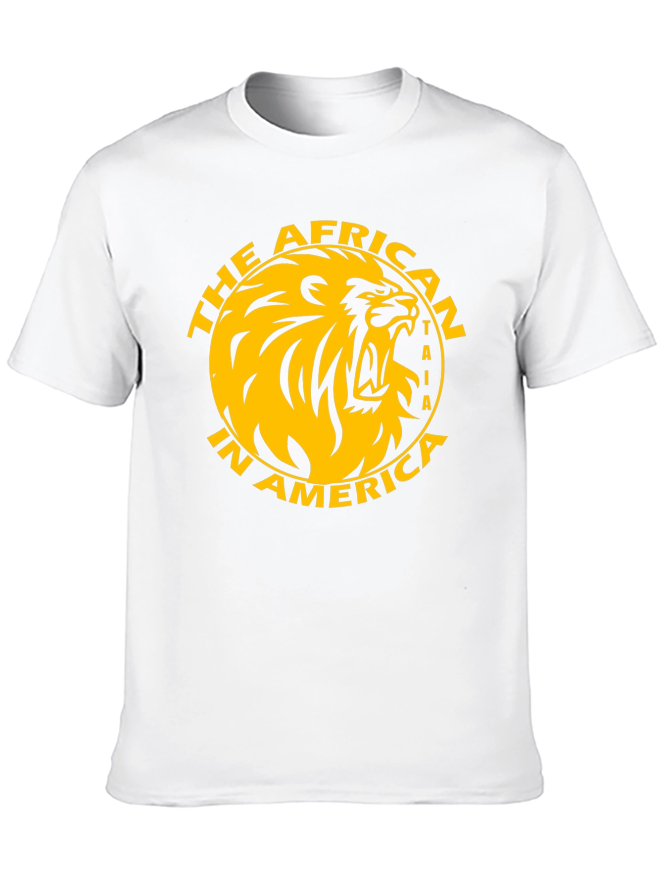 The African T-Shirt Lion Graphic Tee