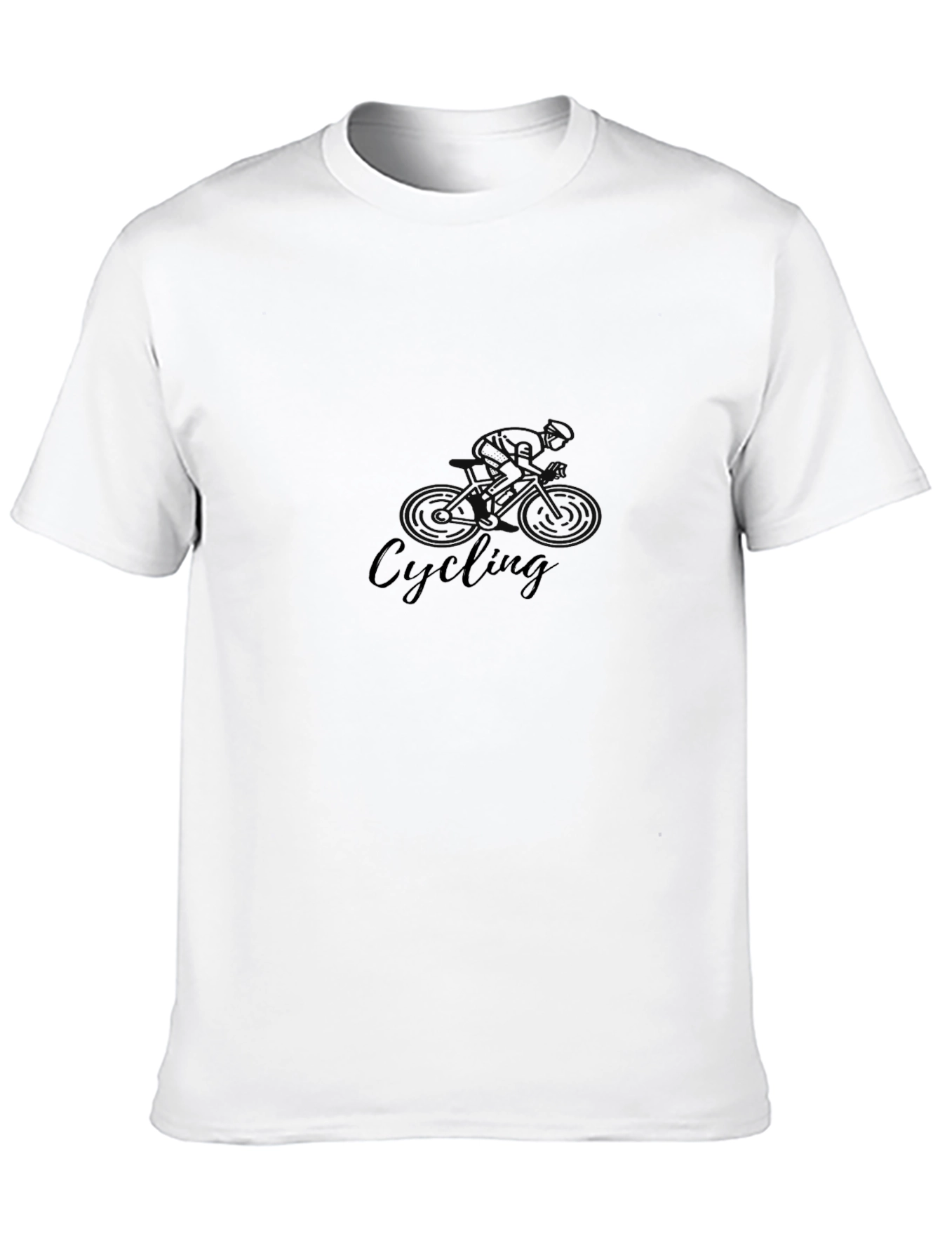 Cycling Graphic Tee - Black T-Shirt