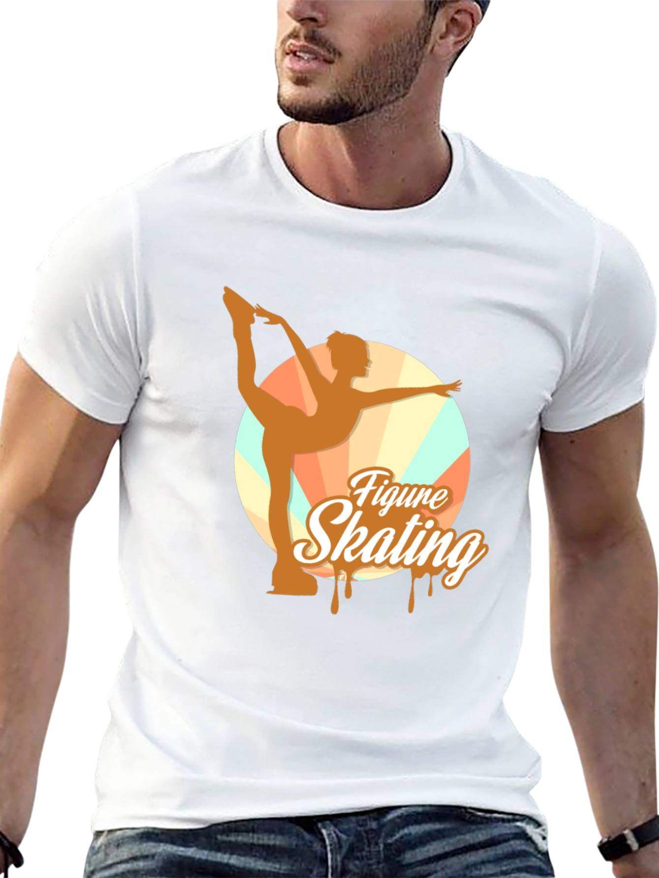 Figure Skating Graphic Tee - Black Unisex T-Shirt