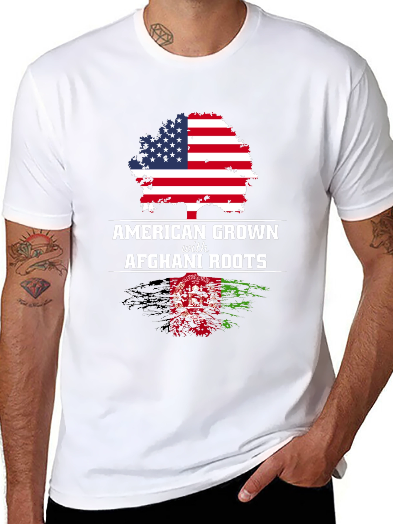American Grown Afghan Roots T-Shirt