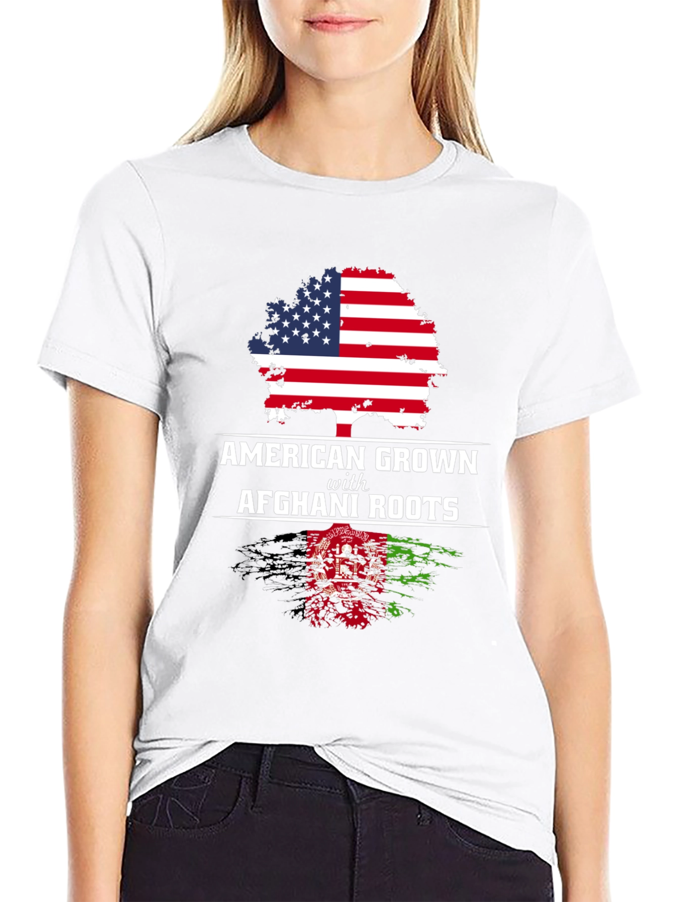 American Grown Afghan Roots T-Shirt