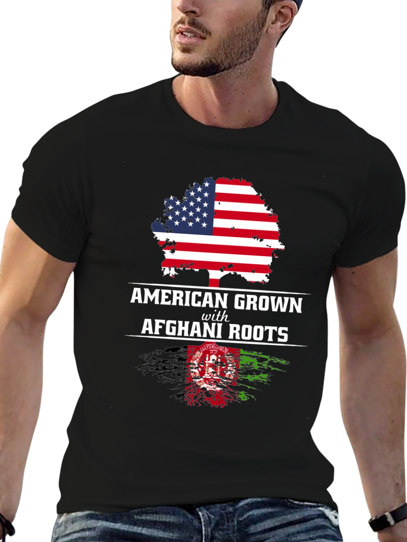 American Grown Afghan Roots T-Shirt