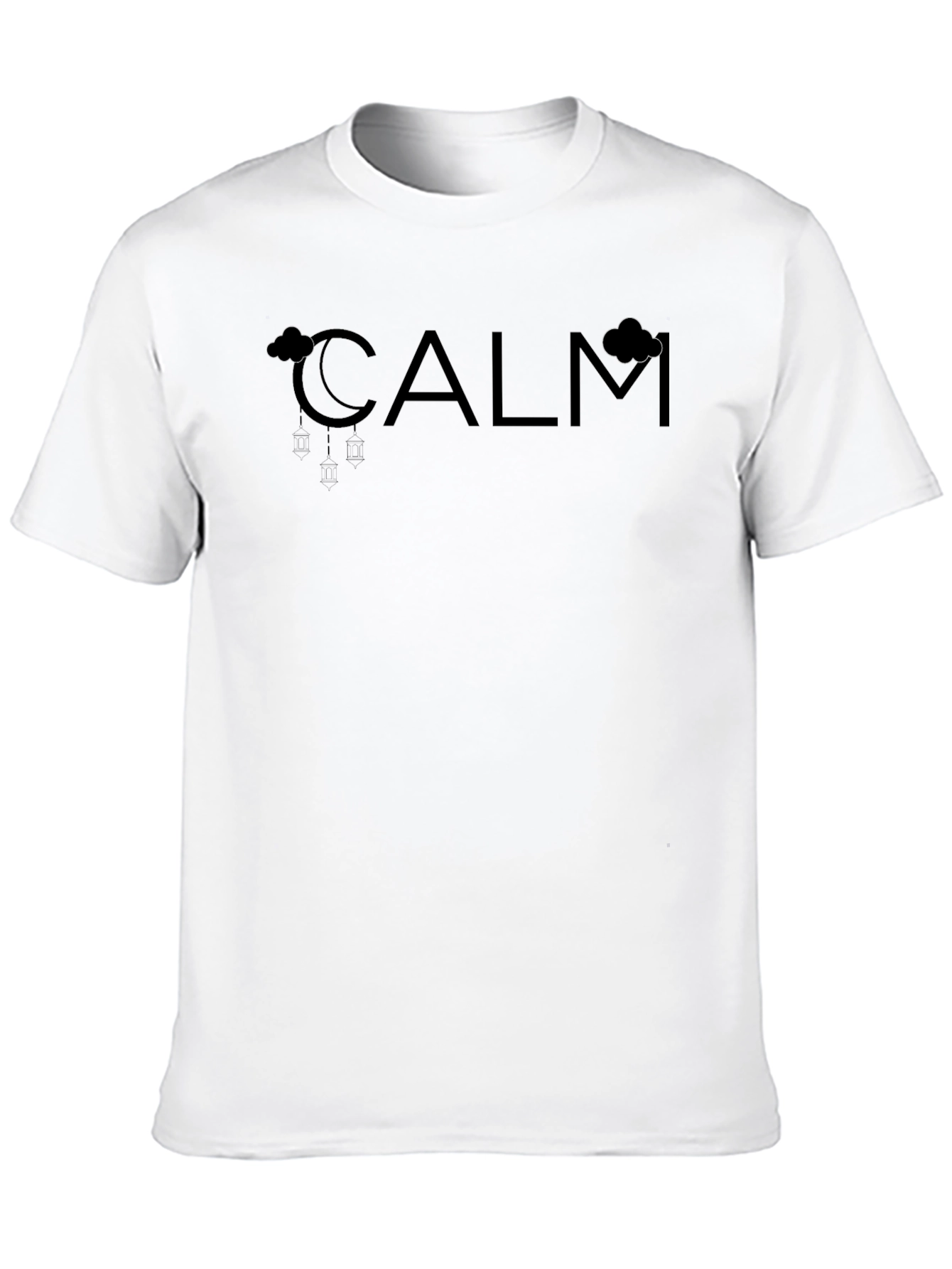 Calm Mood Black Graphic T-Shirt