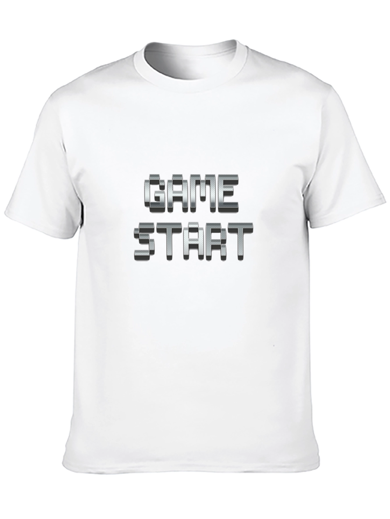 Game Start Pixel T-Shirt - Retro Gamer Style