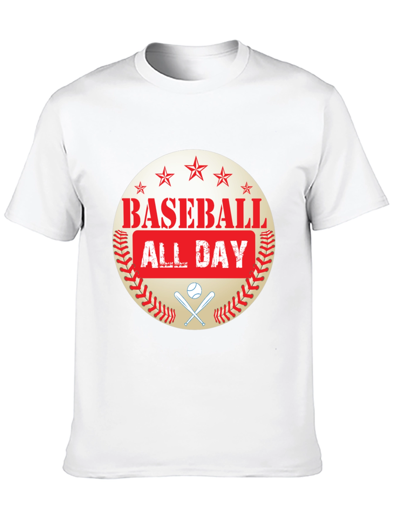 Baseball All Day Graphic T-Shirt