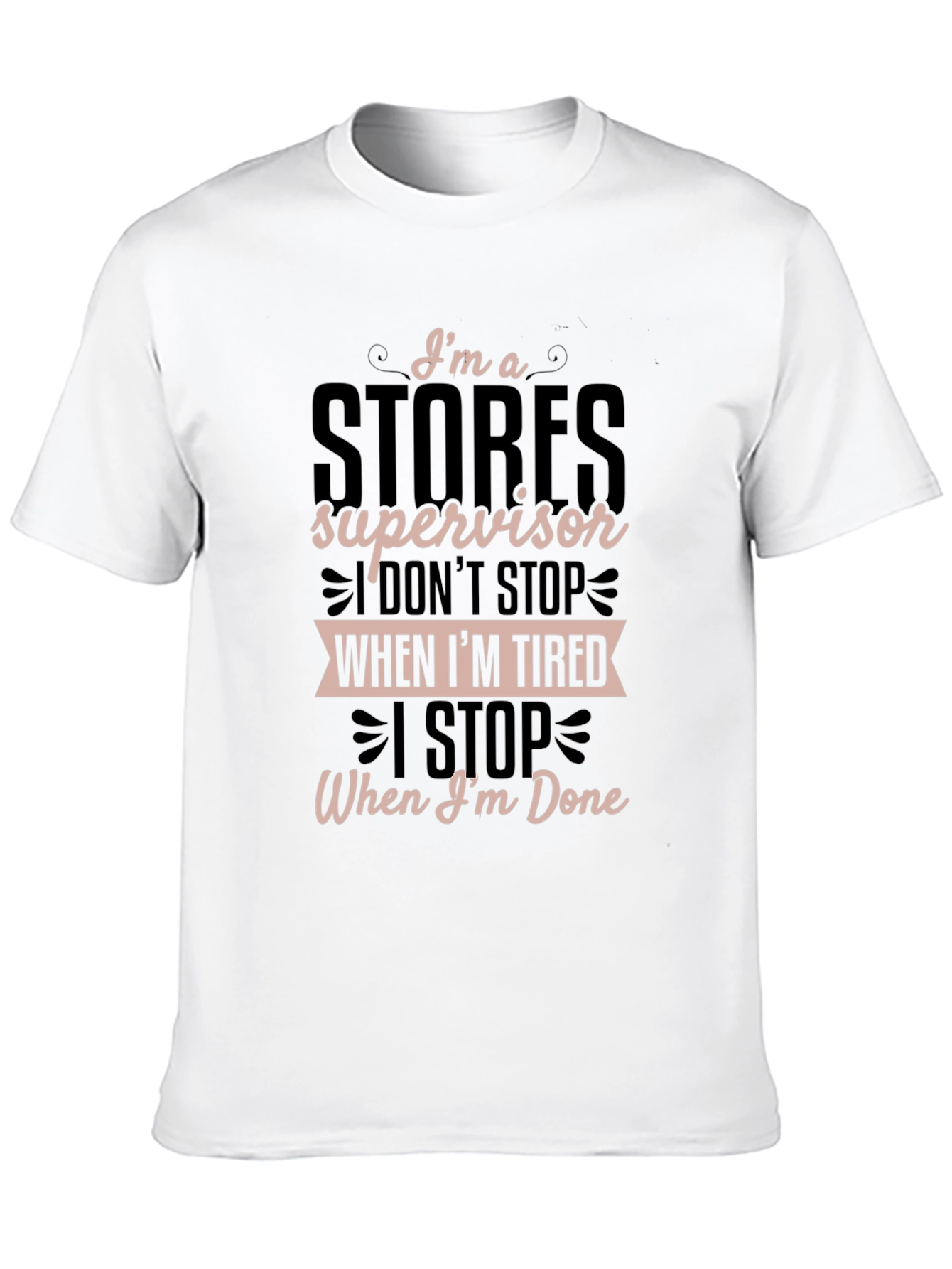 Stores Supervisor Graphic T-Shirt - Black