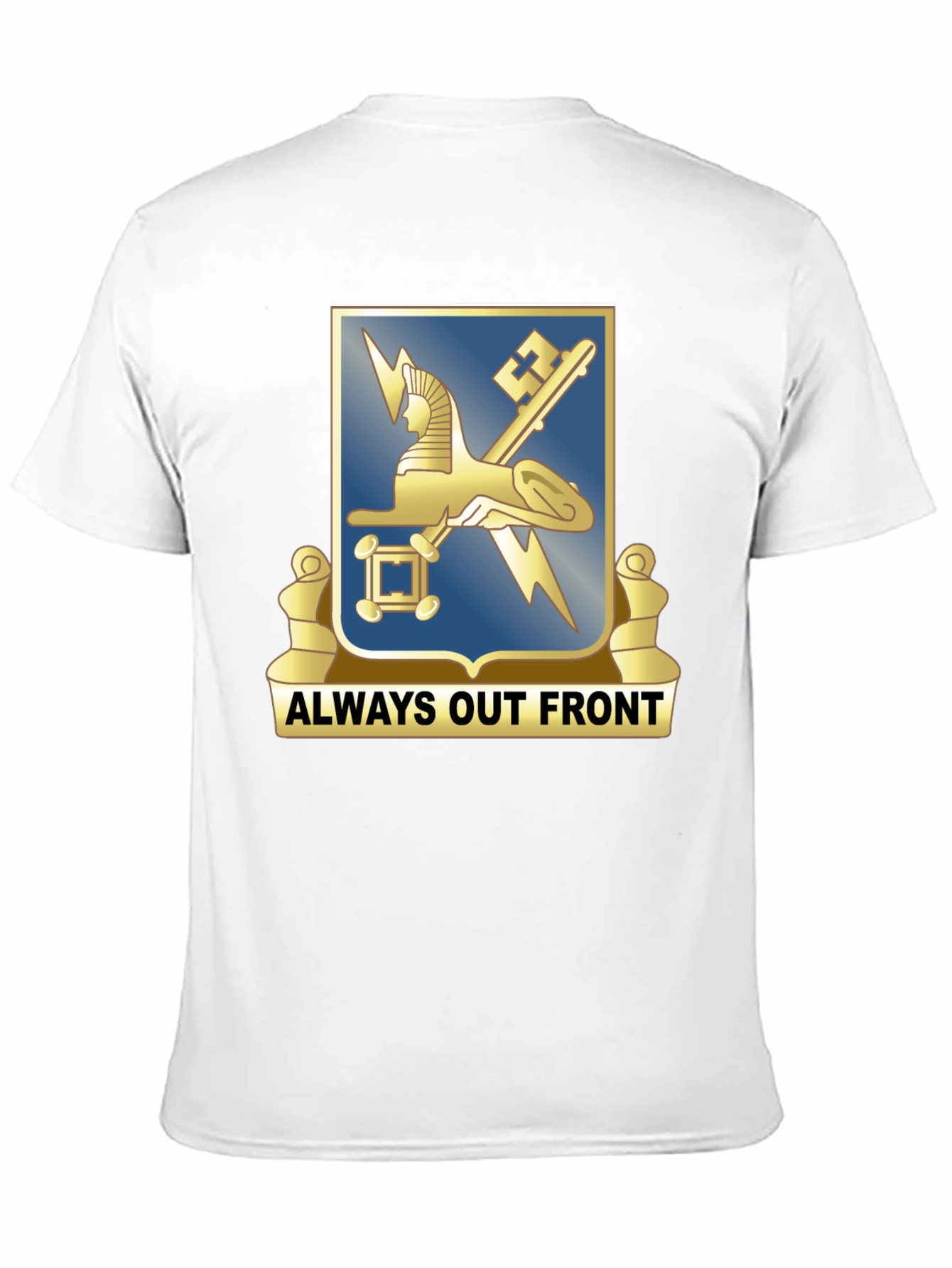 Always Out Front T-Shirt - Military Design