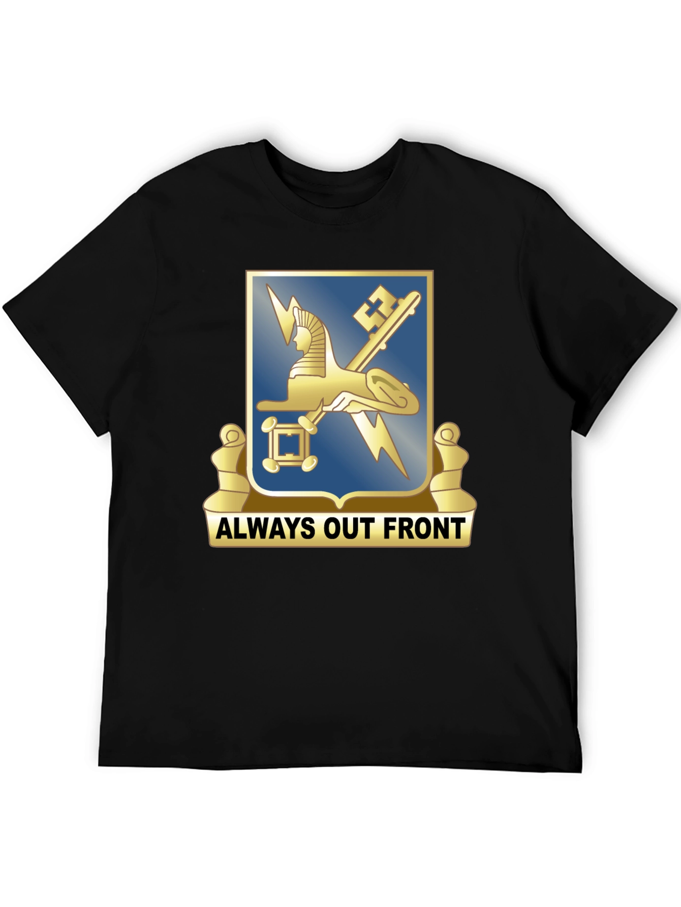 Always Out Front T-Shirt - Military Design