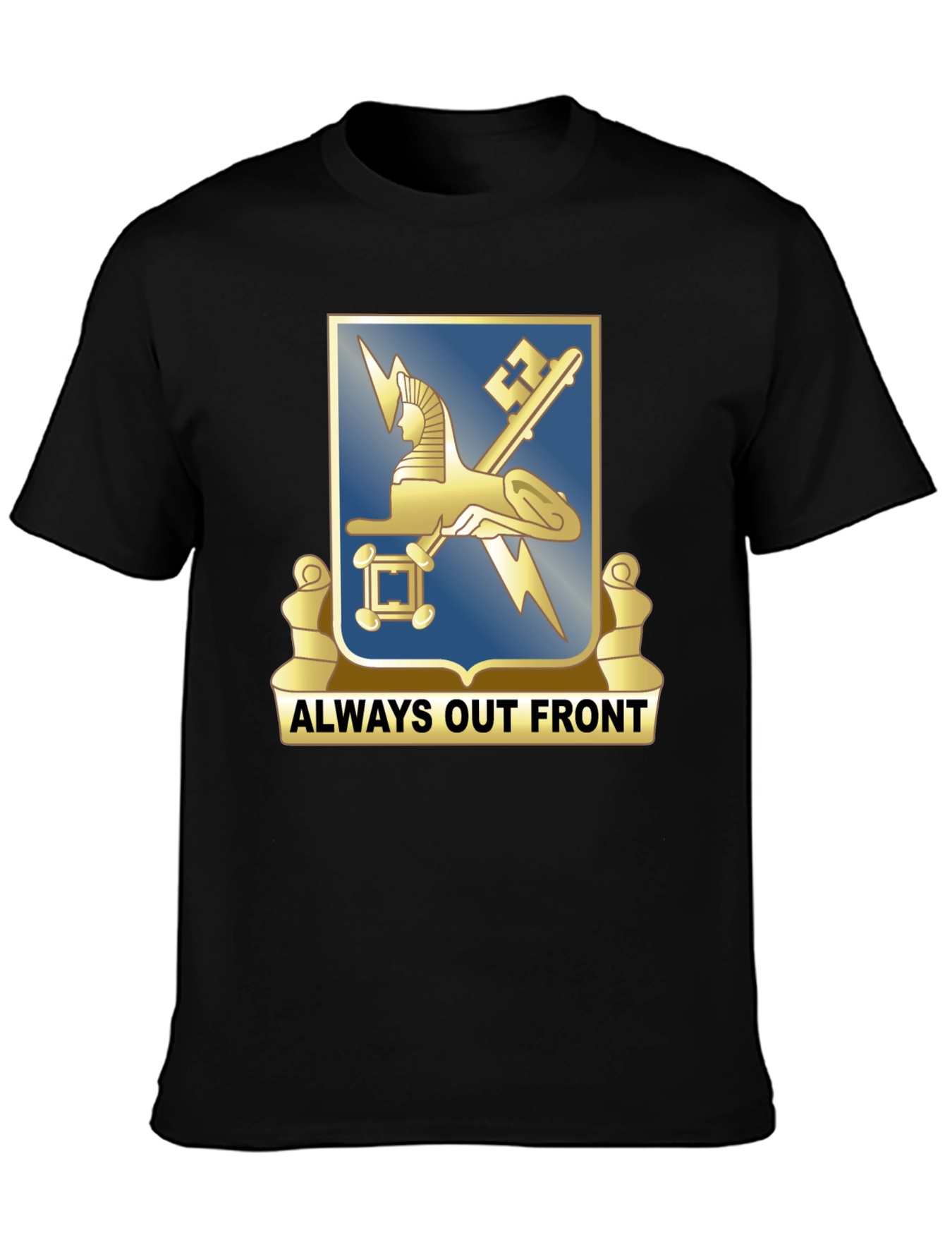 Always Out Front T-Shirt - Military Design