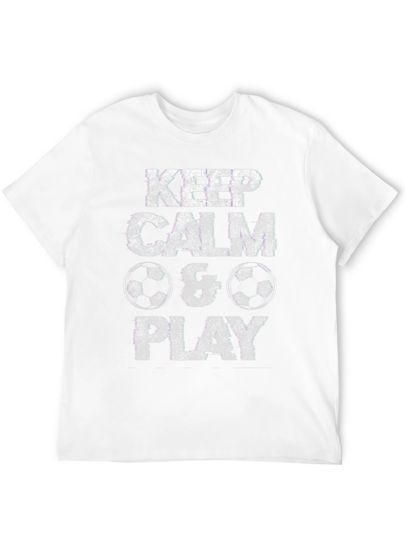 Keep Calm & Play Soccer T-Shirt - Black