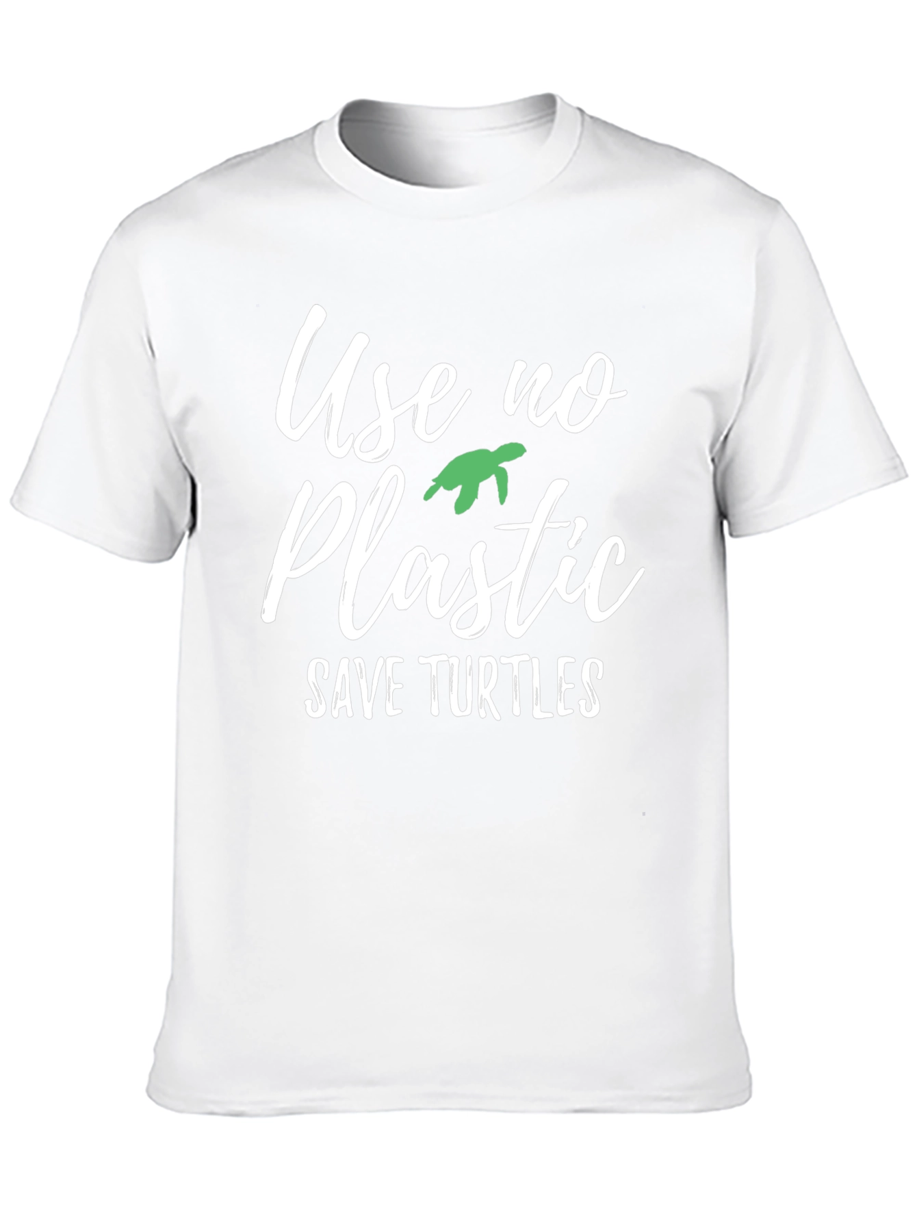 Eco-Friendly Use No Plastic Graphic Tee