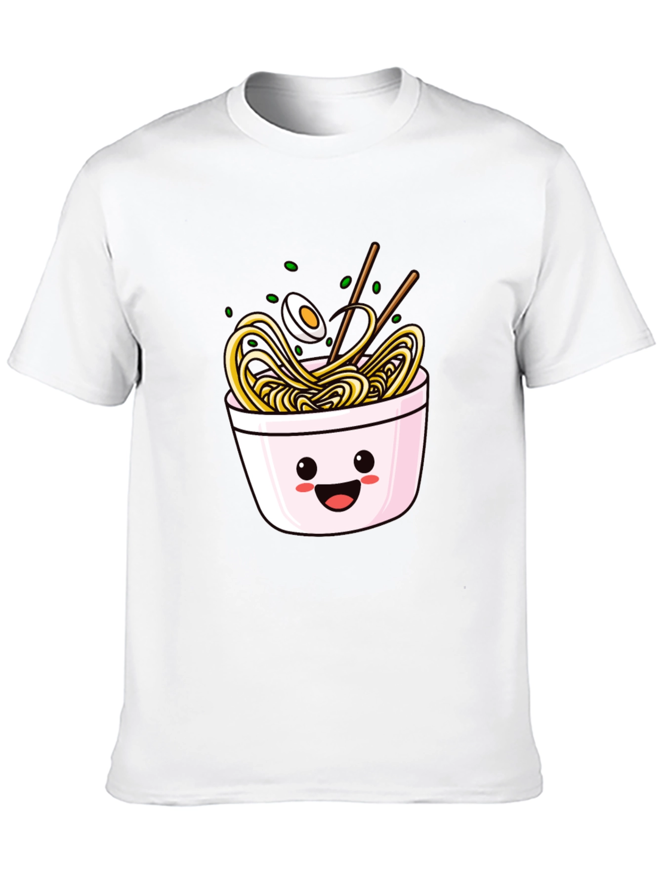Ramen Bowl Graphic Tee - Cute Noodle Lover T-Shirt