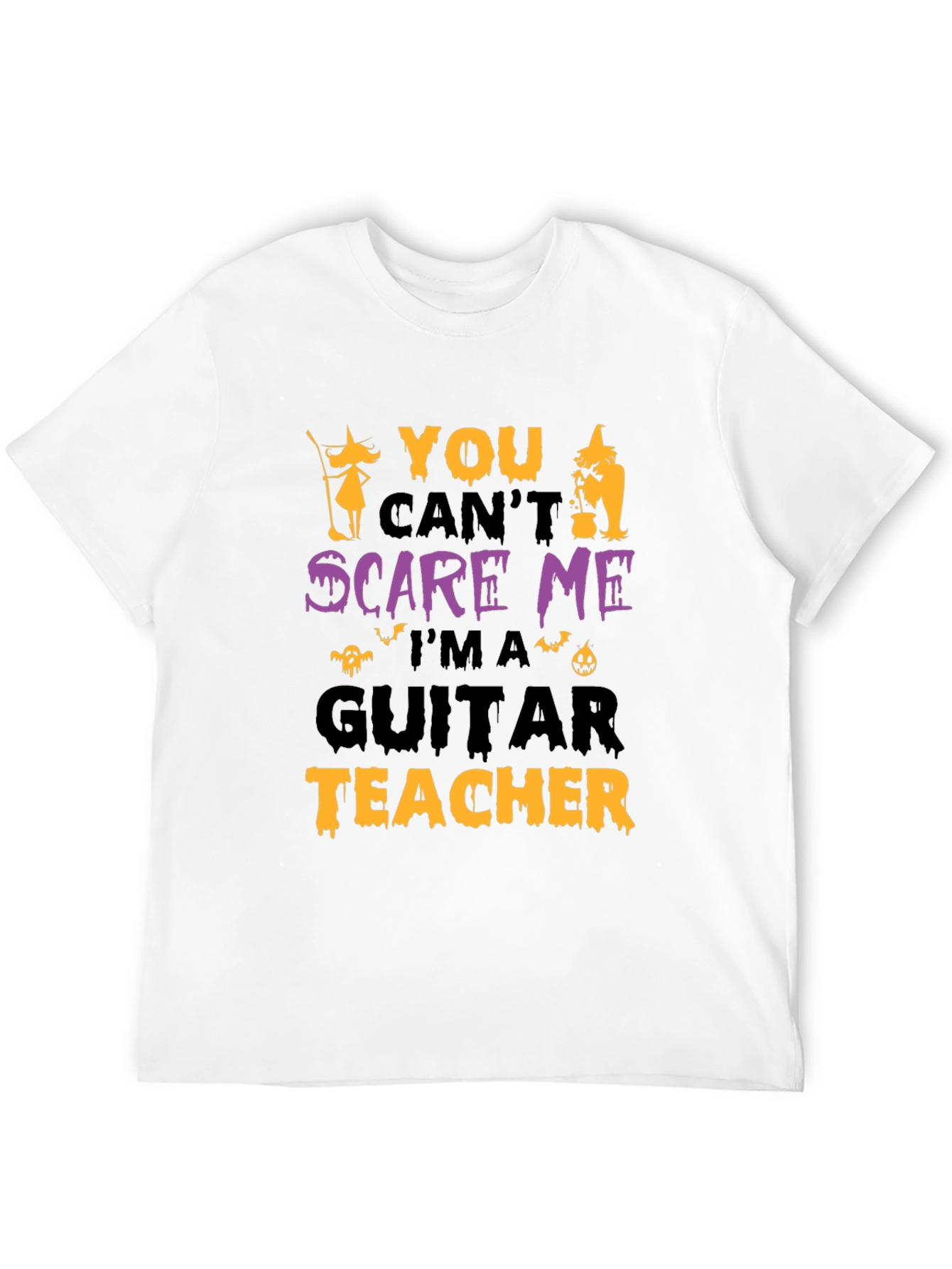 Funny Halloween Guitar Teacher T-Shirt
