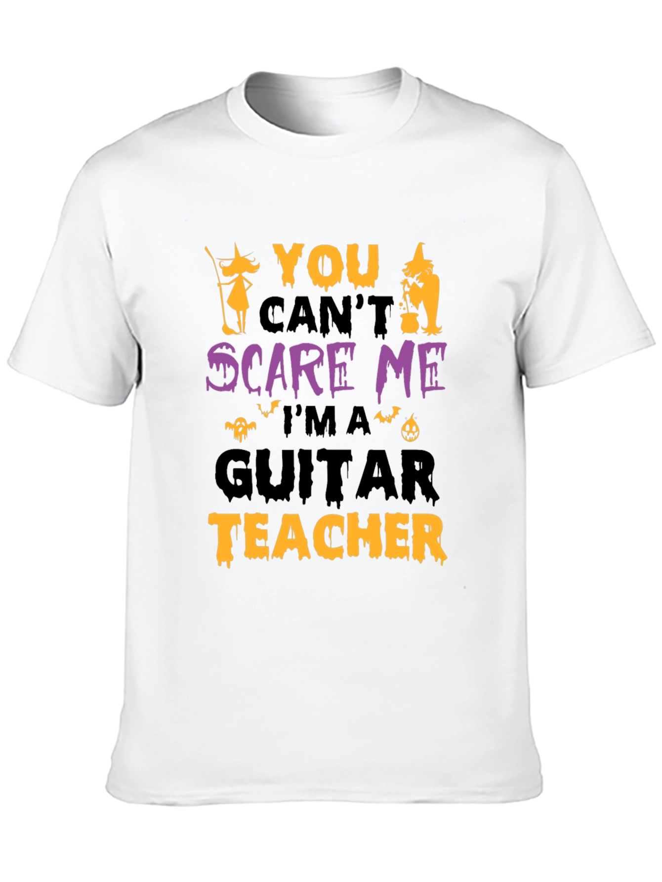 Funny Halloween Guitar Teacher T-Shirt
