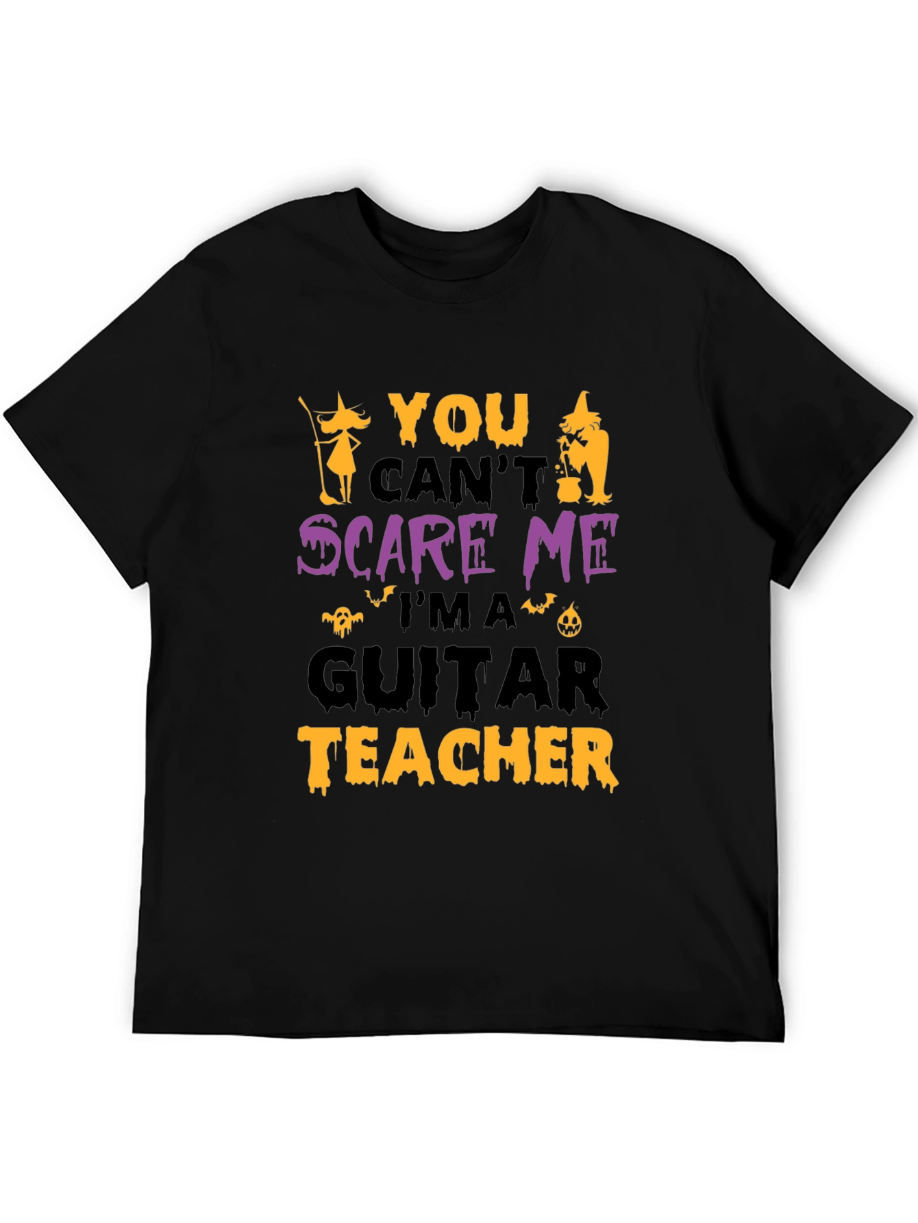 Funny Halloween Guitar Teacher T-Shirt