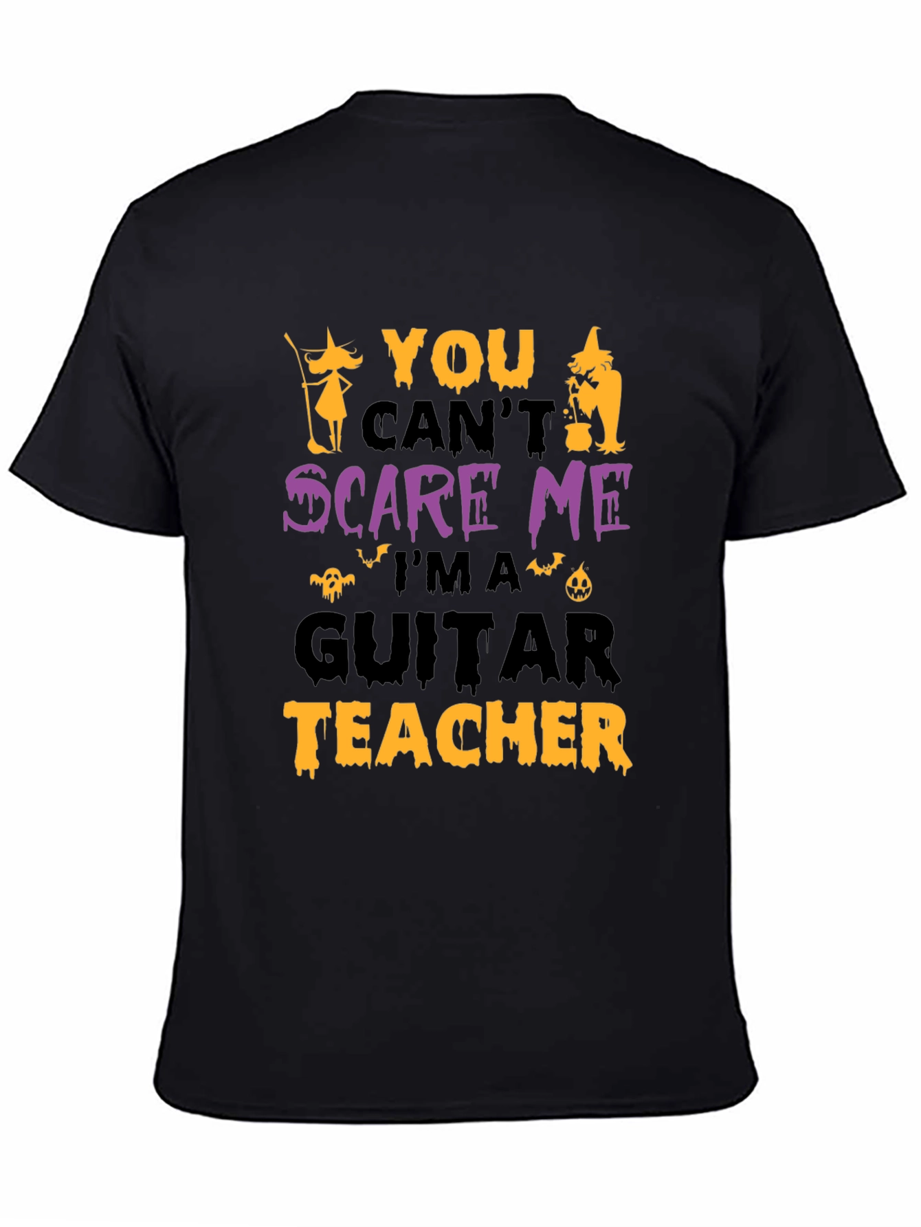 Funny Halloween Guitar Teacher T-Shirt
