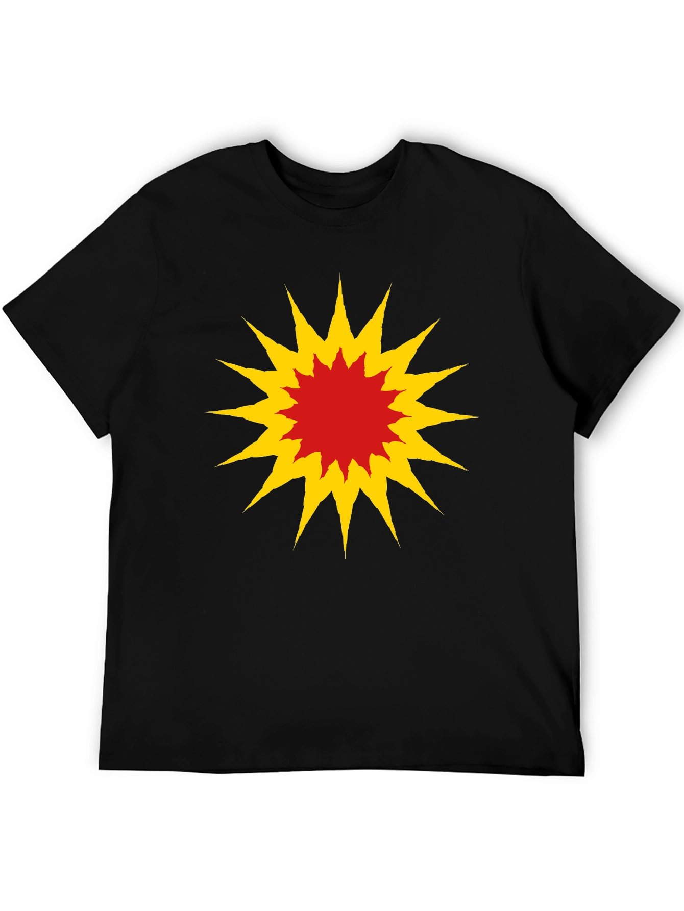 Explosion Graphic Black T-Shirt