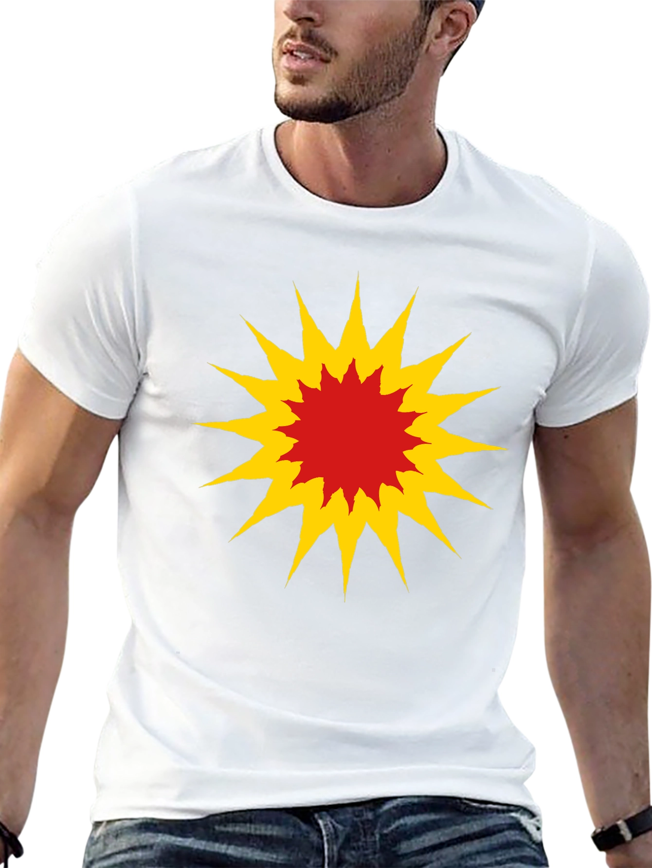 Explosion Graphic Black T-Shirt