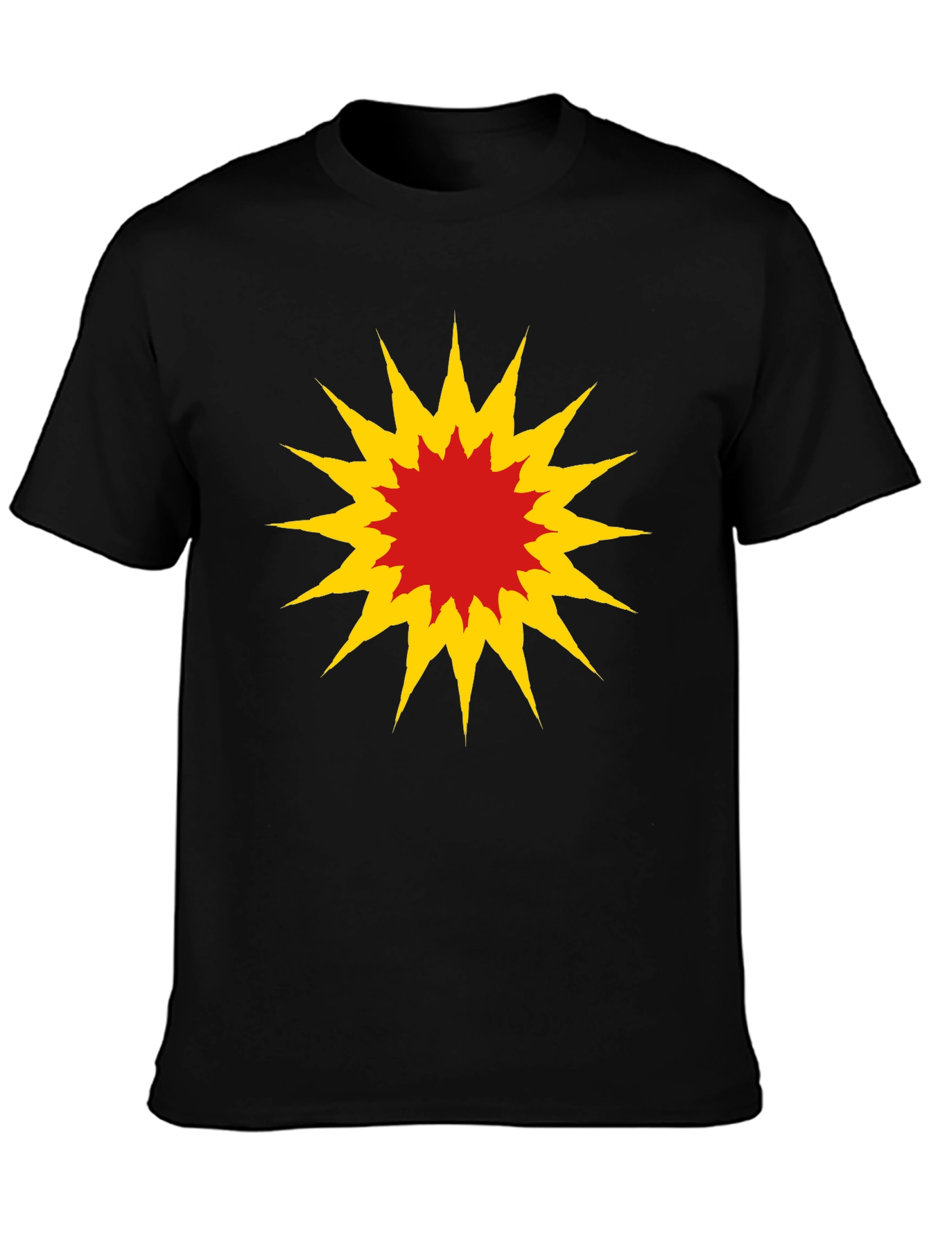 Explosion Graphic Black T-Shirt
