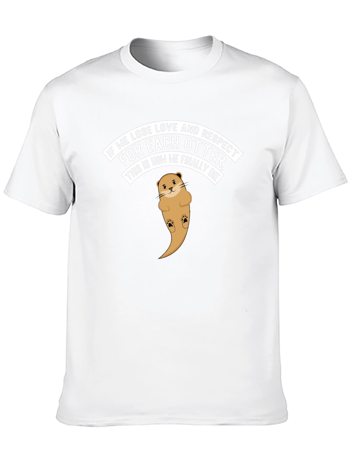 Otter Love T-Shirt - Respect & Affection Graphic Tee