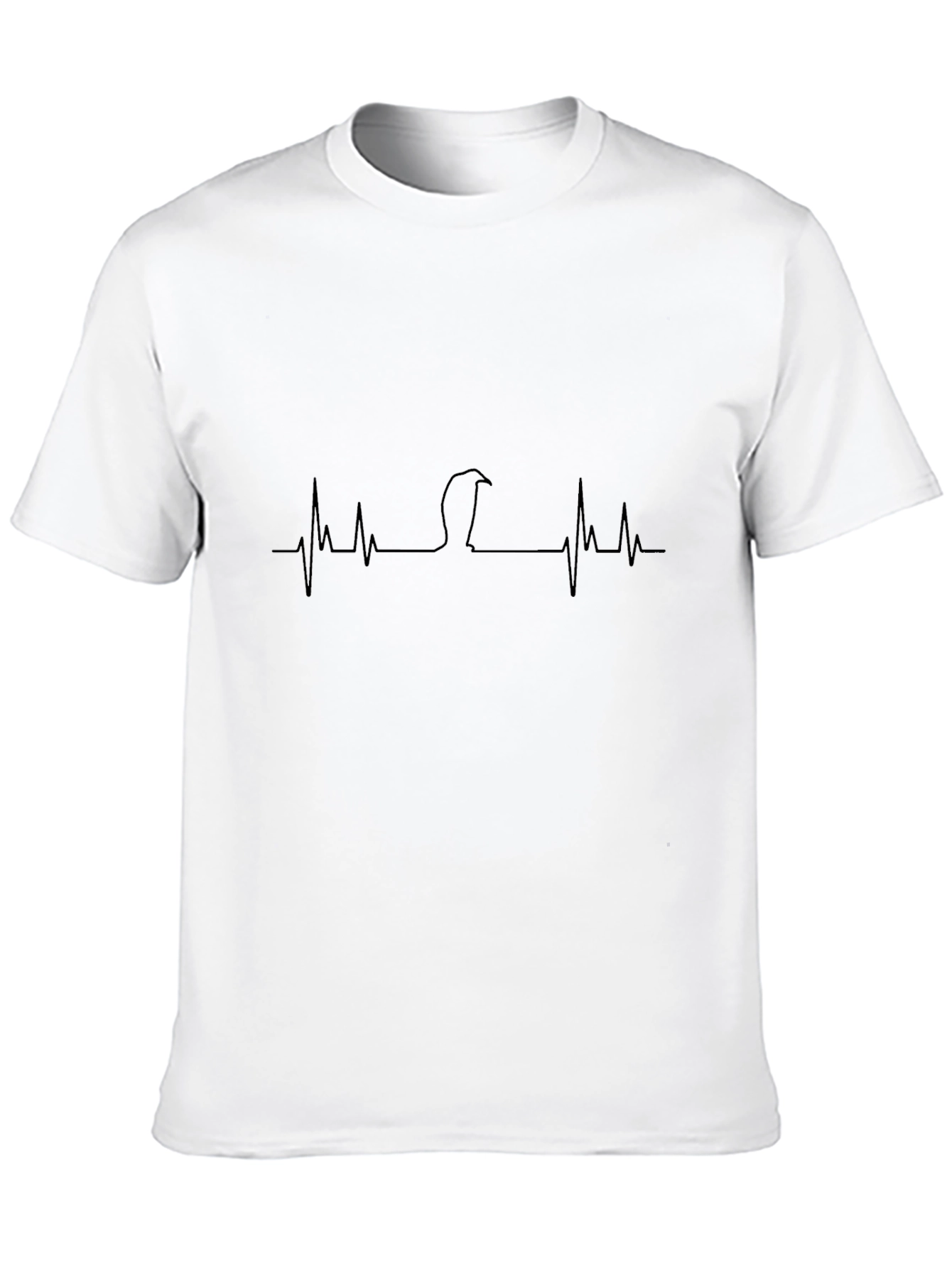 Cobra Heartbeat Graphic T-Shirt - Black