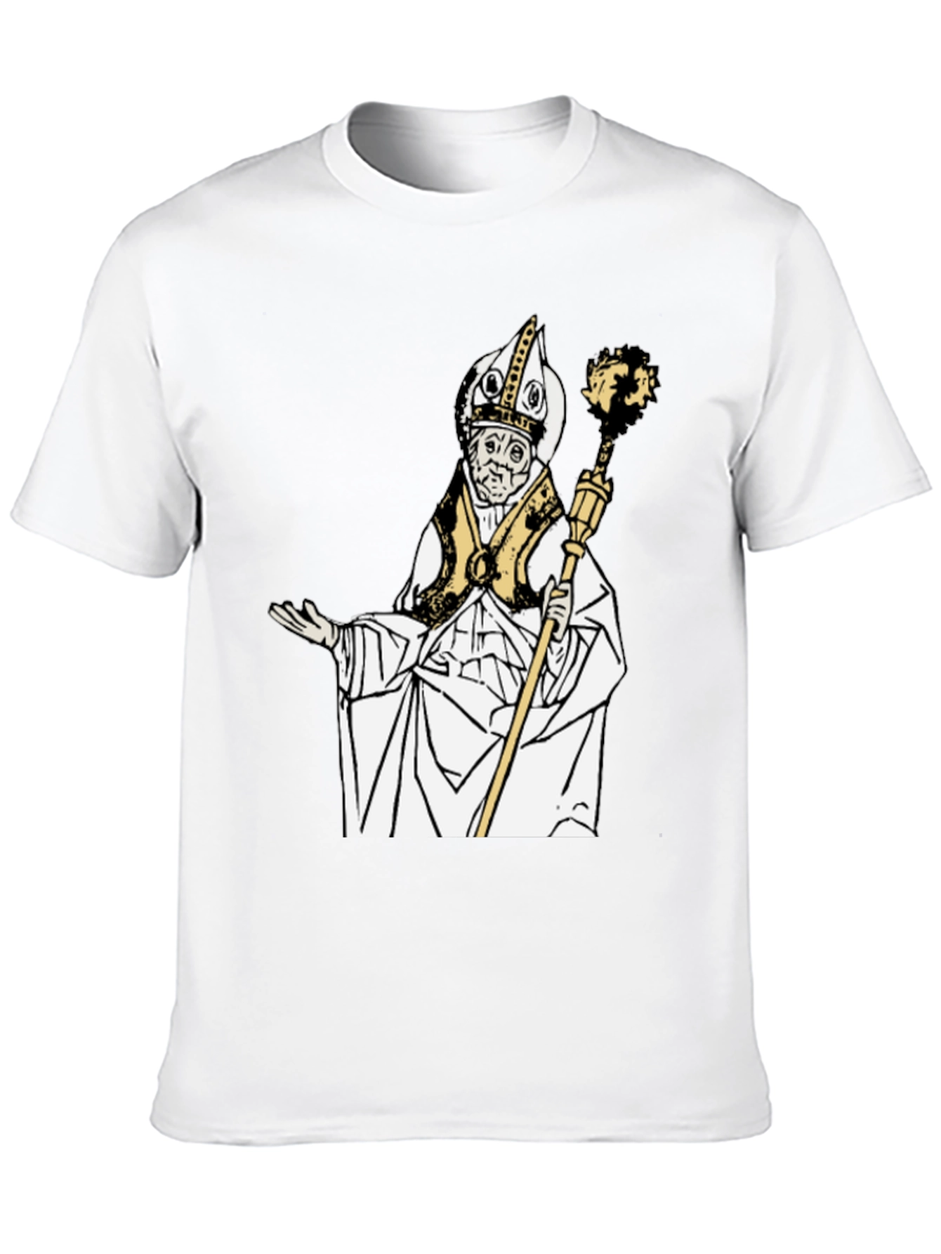 Saint Nicholas Graphic T-Shirt - Unisex Black Tee