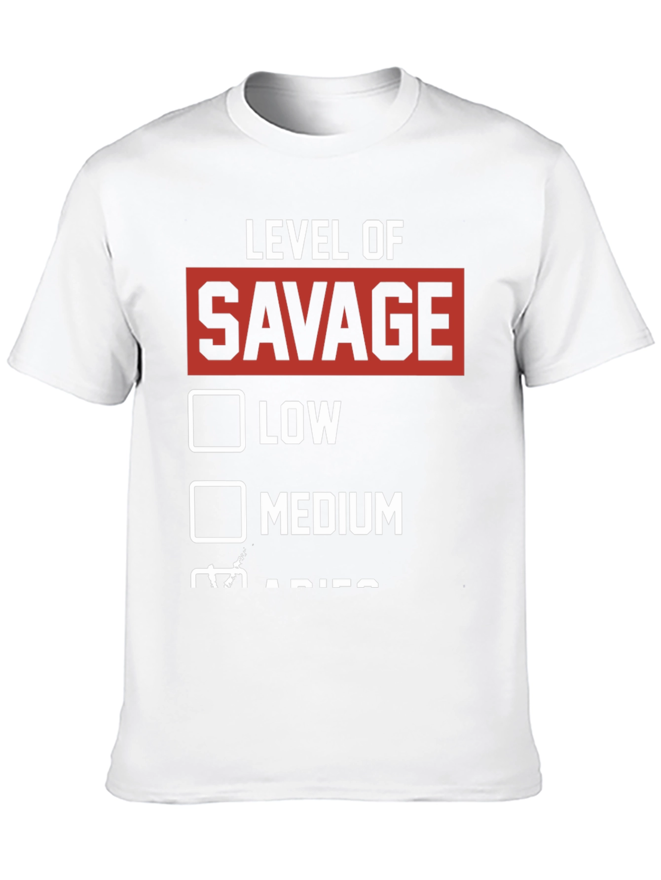 Level of Savage Graphic Tee - Black