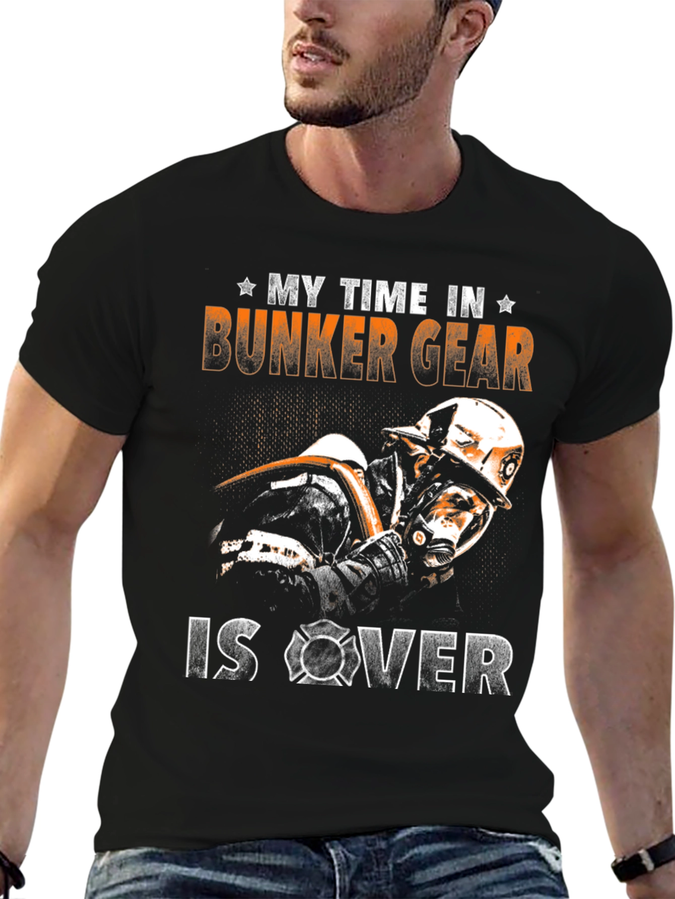 Firefighter Bunker Gear Retirement T-Shirt