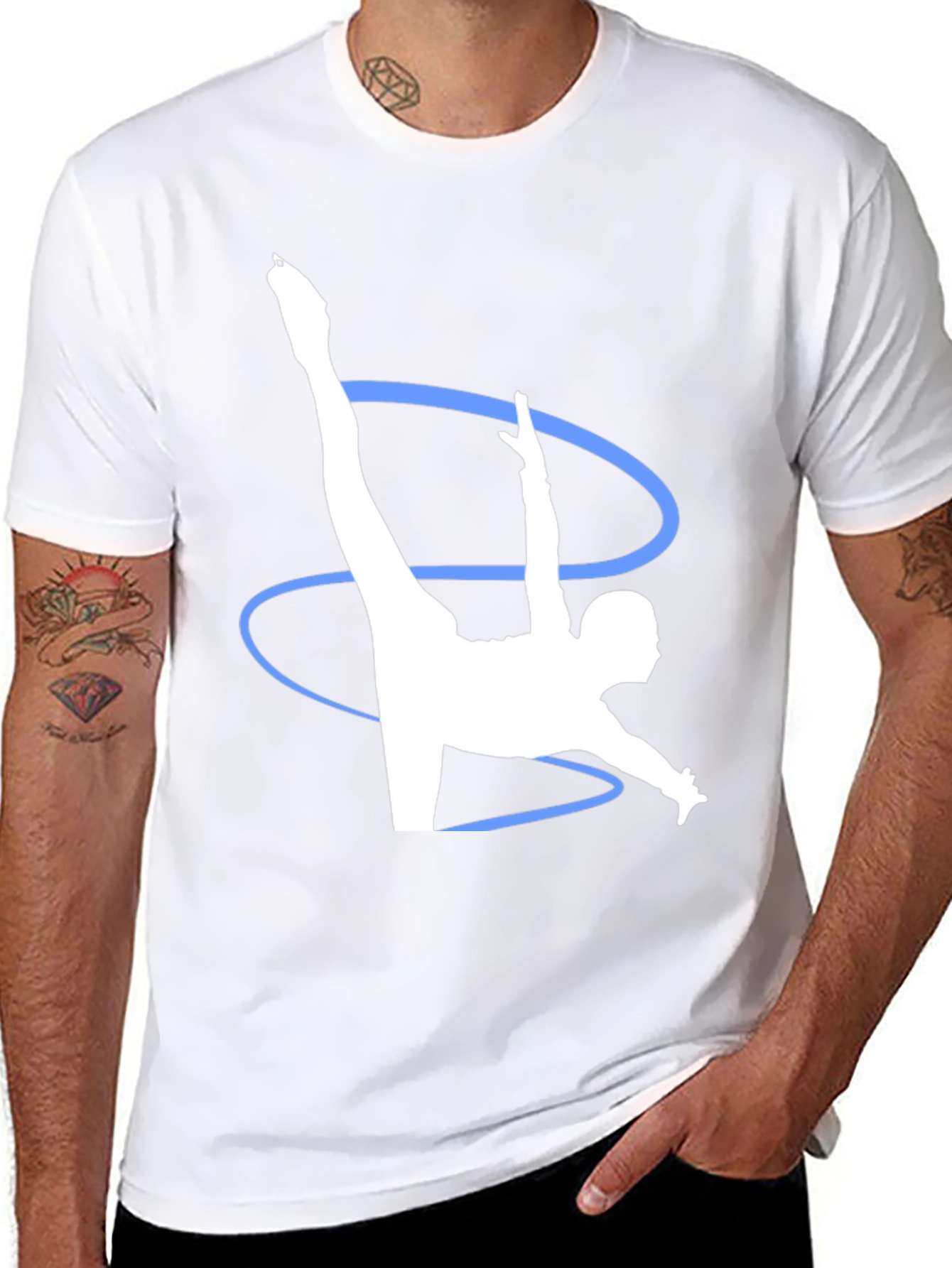 Figure Skating T-Shirt: Ice Skating Art Tee