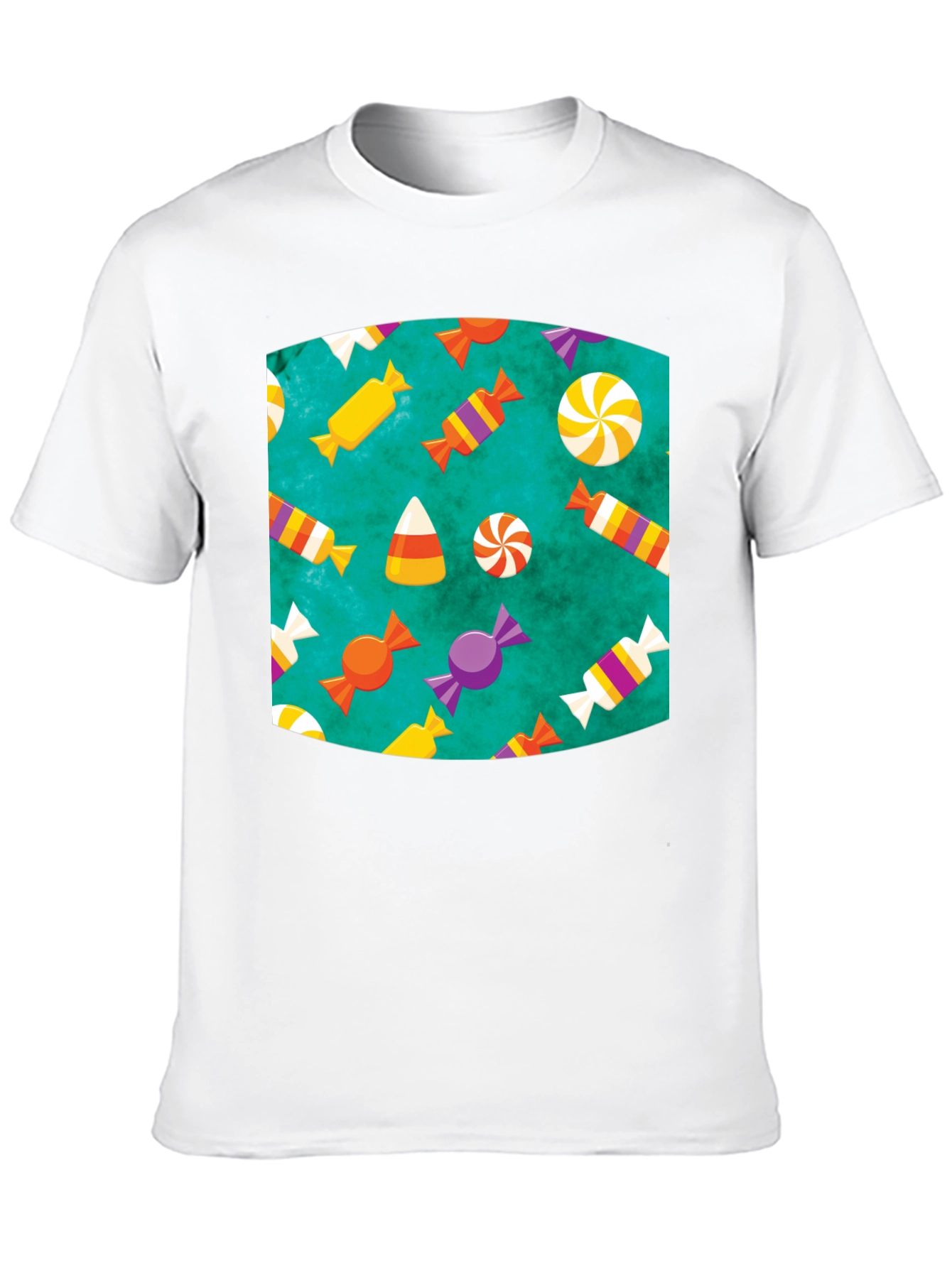 Fun Halloween Candy Pattern T-Shirt