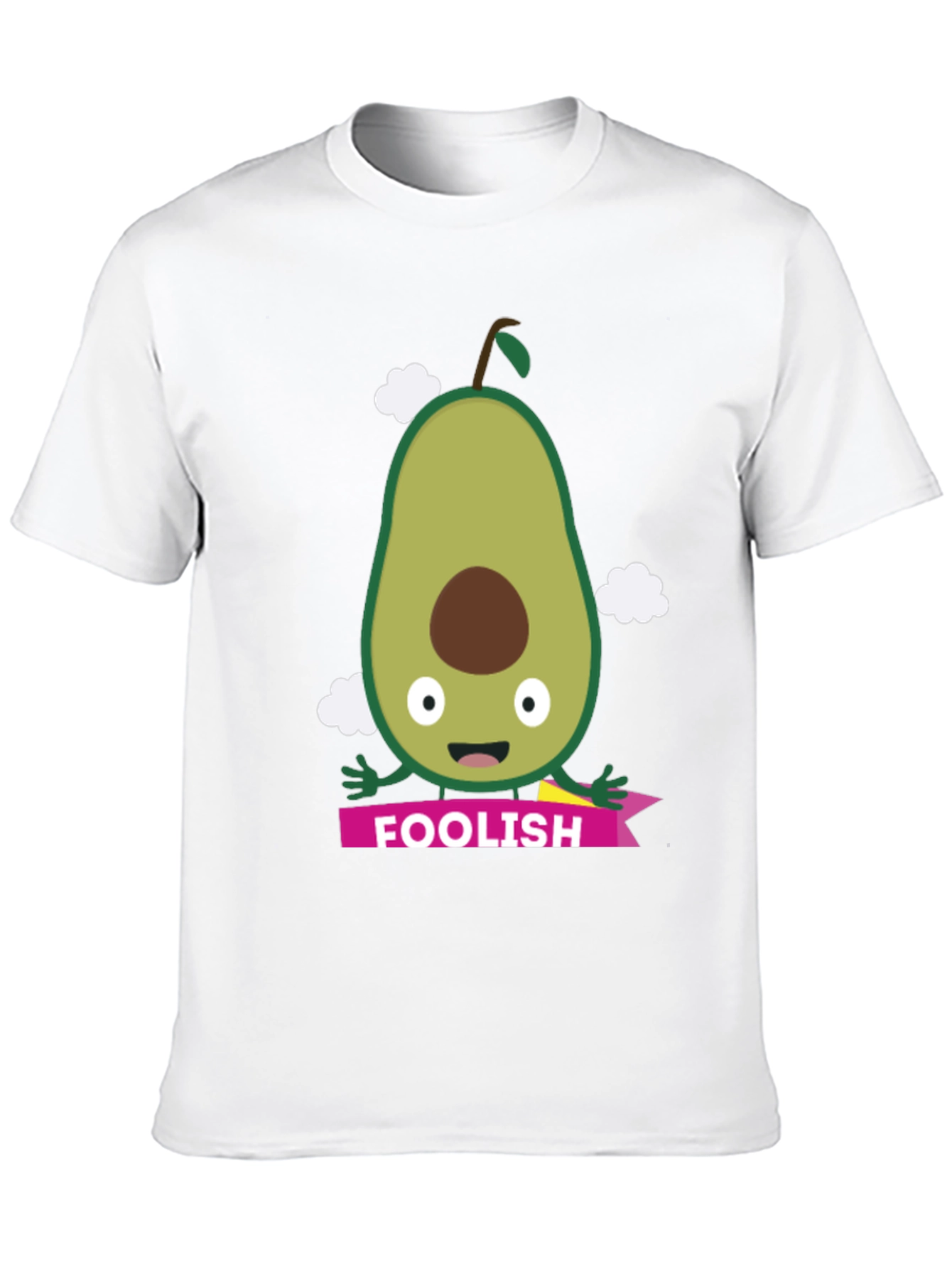 Foolish Avocado Graphic T-Shirt - Unisex Black Tee