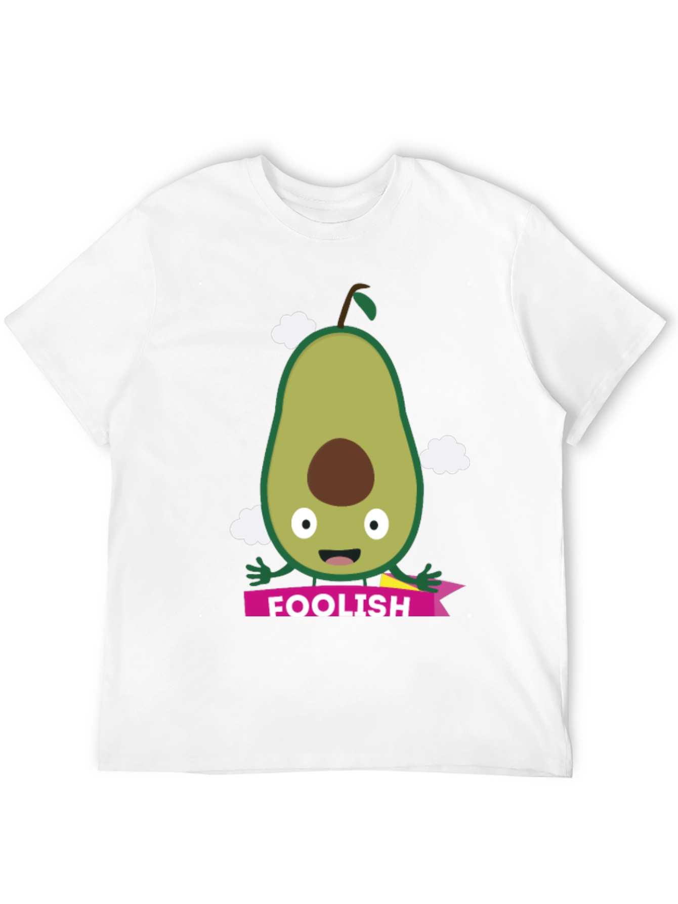 Foolish Avocado Graphic T-Shirt - Unisex Black Tee