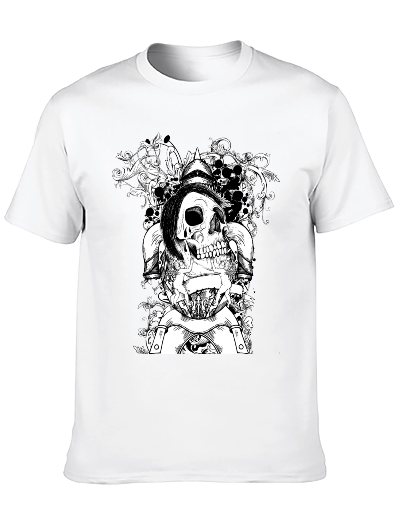 Skull Knight T-Shirt - Edgy Graphic Tee
