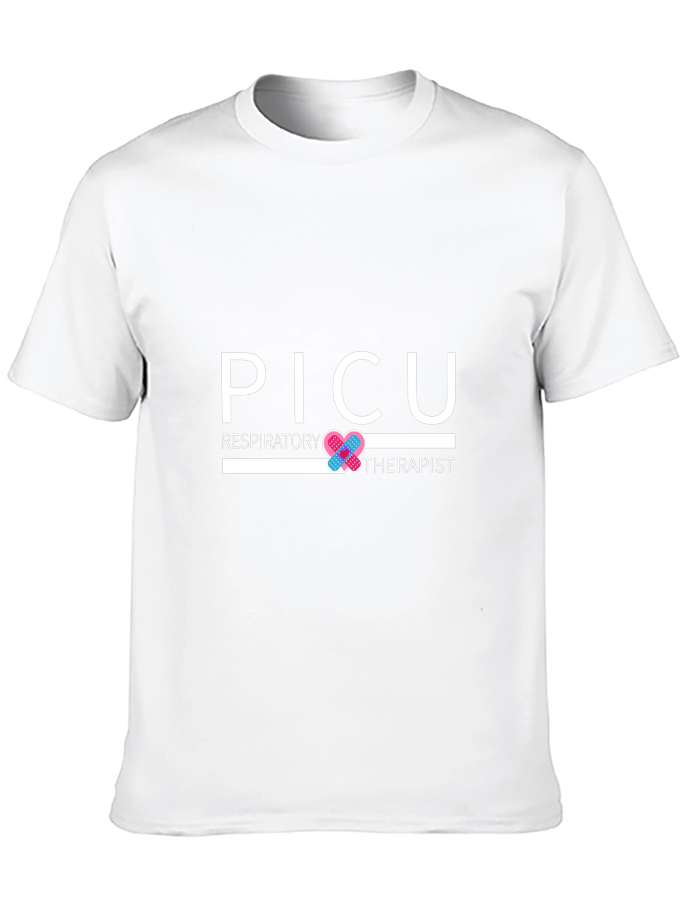 PICU Respiratory Therapist Black T-Shirt